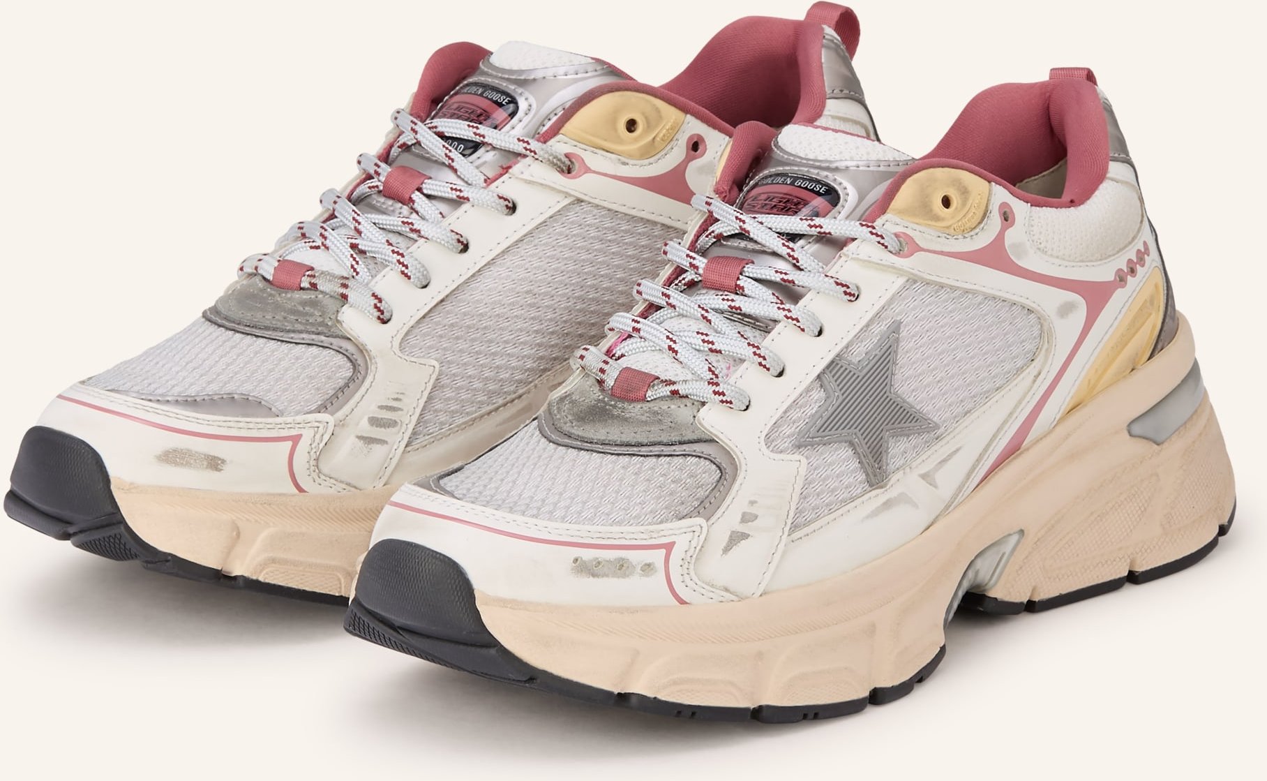 Golden Goose Sneaker Lightstar silber