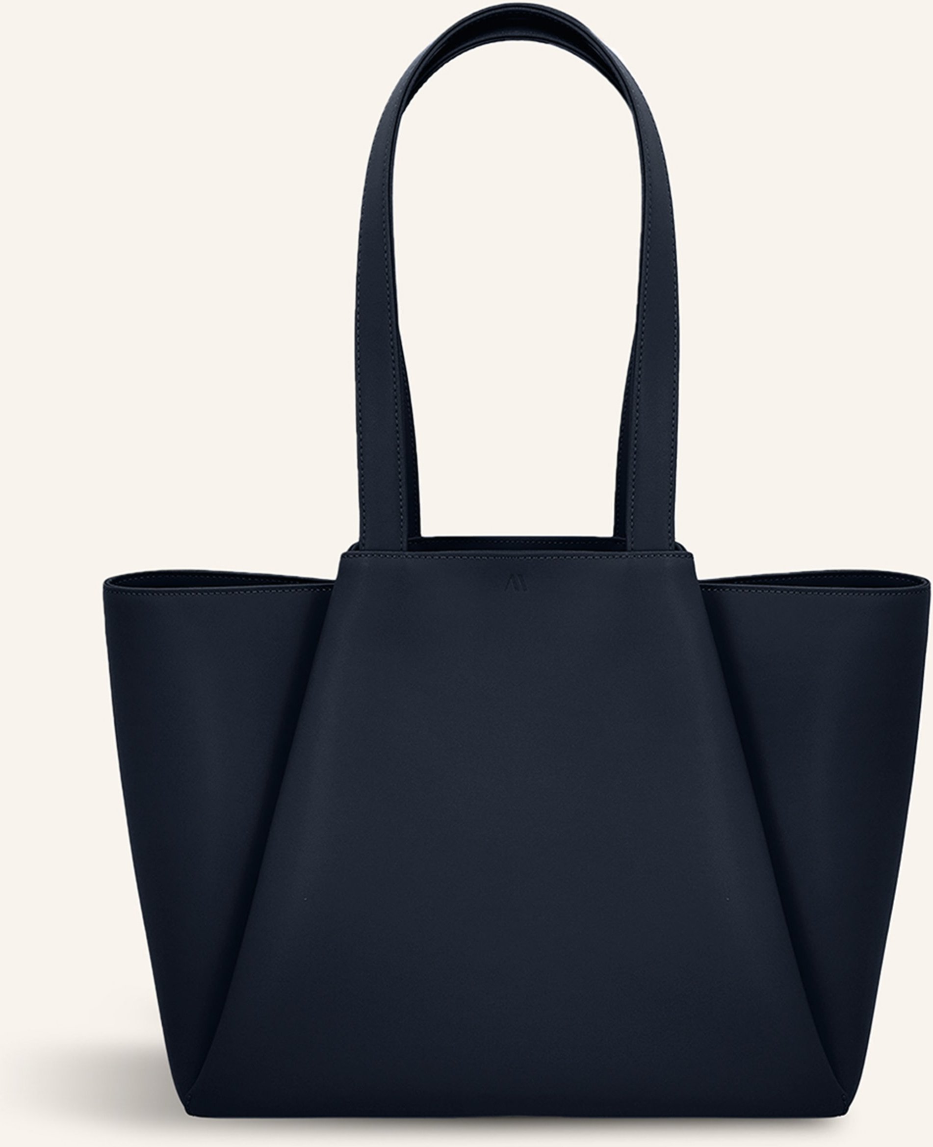 Kaai Schultertasche Midi Pyramid blau