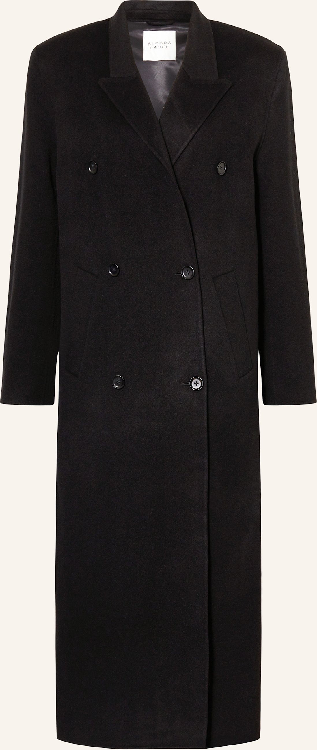 Almada Label Cabanmantel Deja schwarz