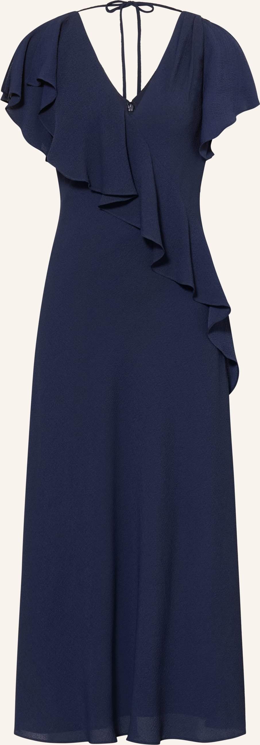 Phase Eight Kleid Mit Volants Cosette blau