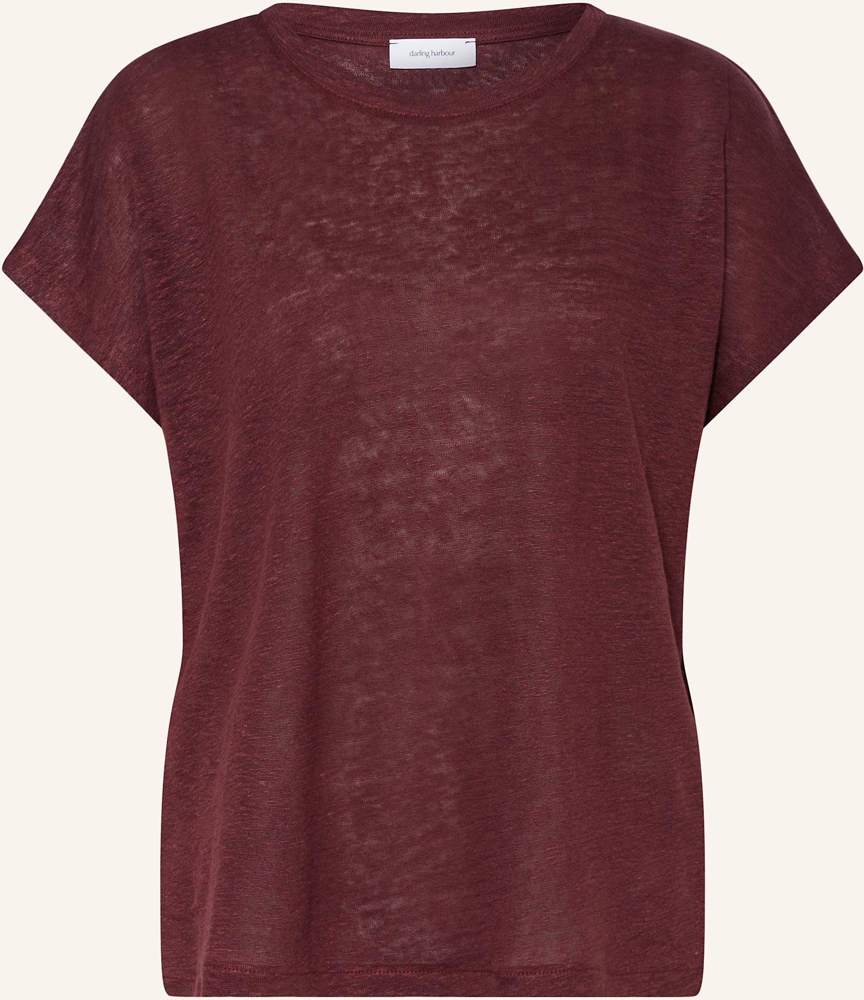 Darling Harbour T-Shirt Aus Leinen rot