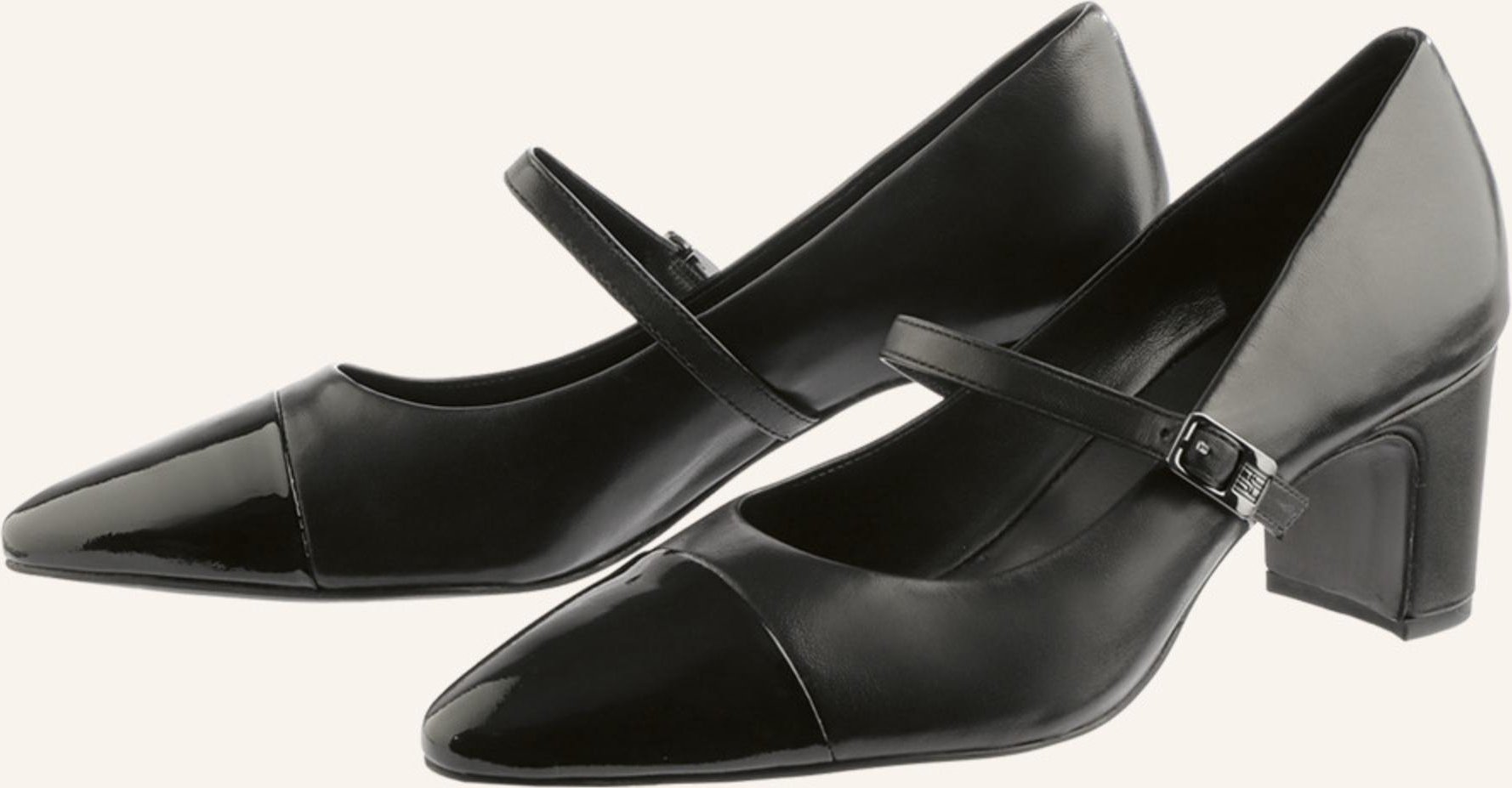 Högl Mary-Jane-Pumps schwarz