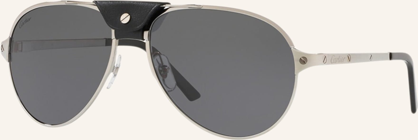 Cartier Sonnenbrille ct0034s schwarz