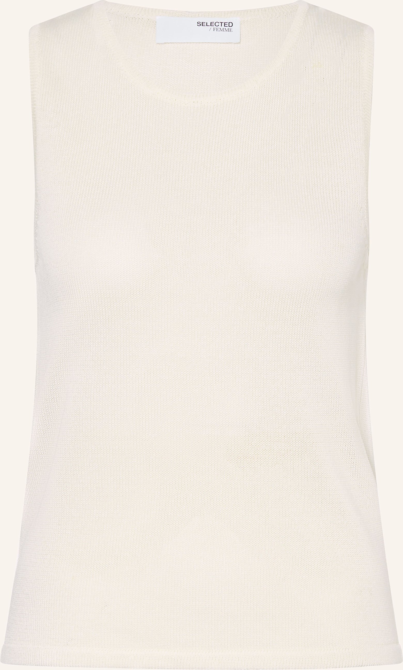 Selected Femme Stricktop weiss