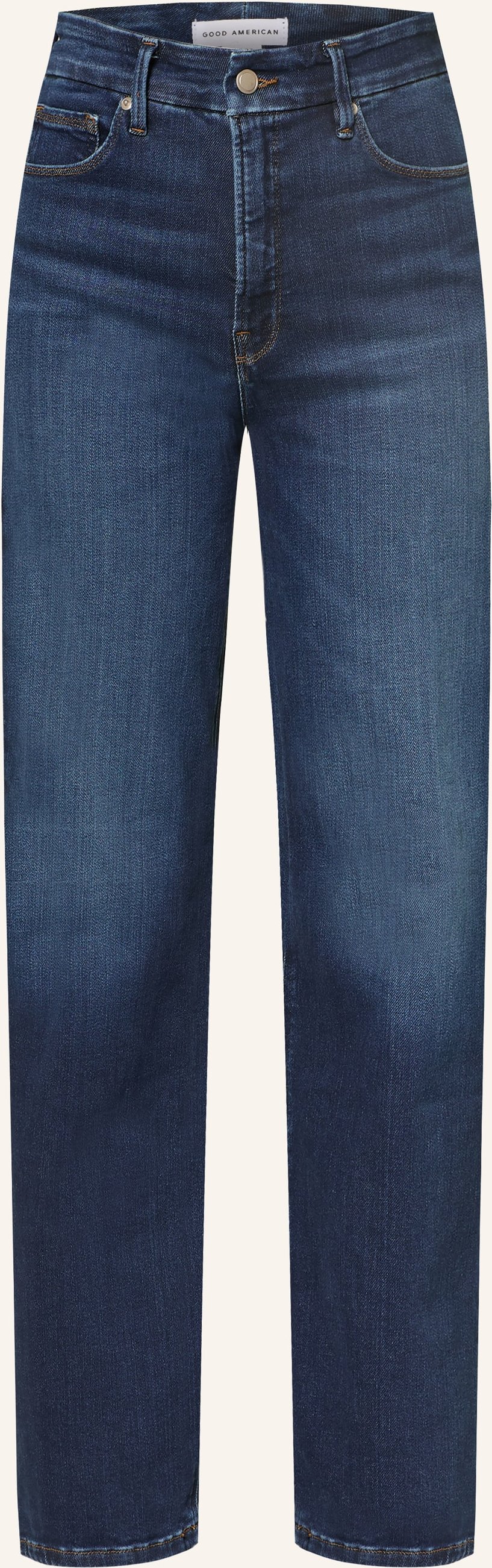 Good American Straight Jeans blau