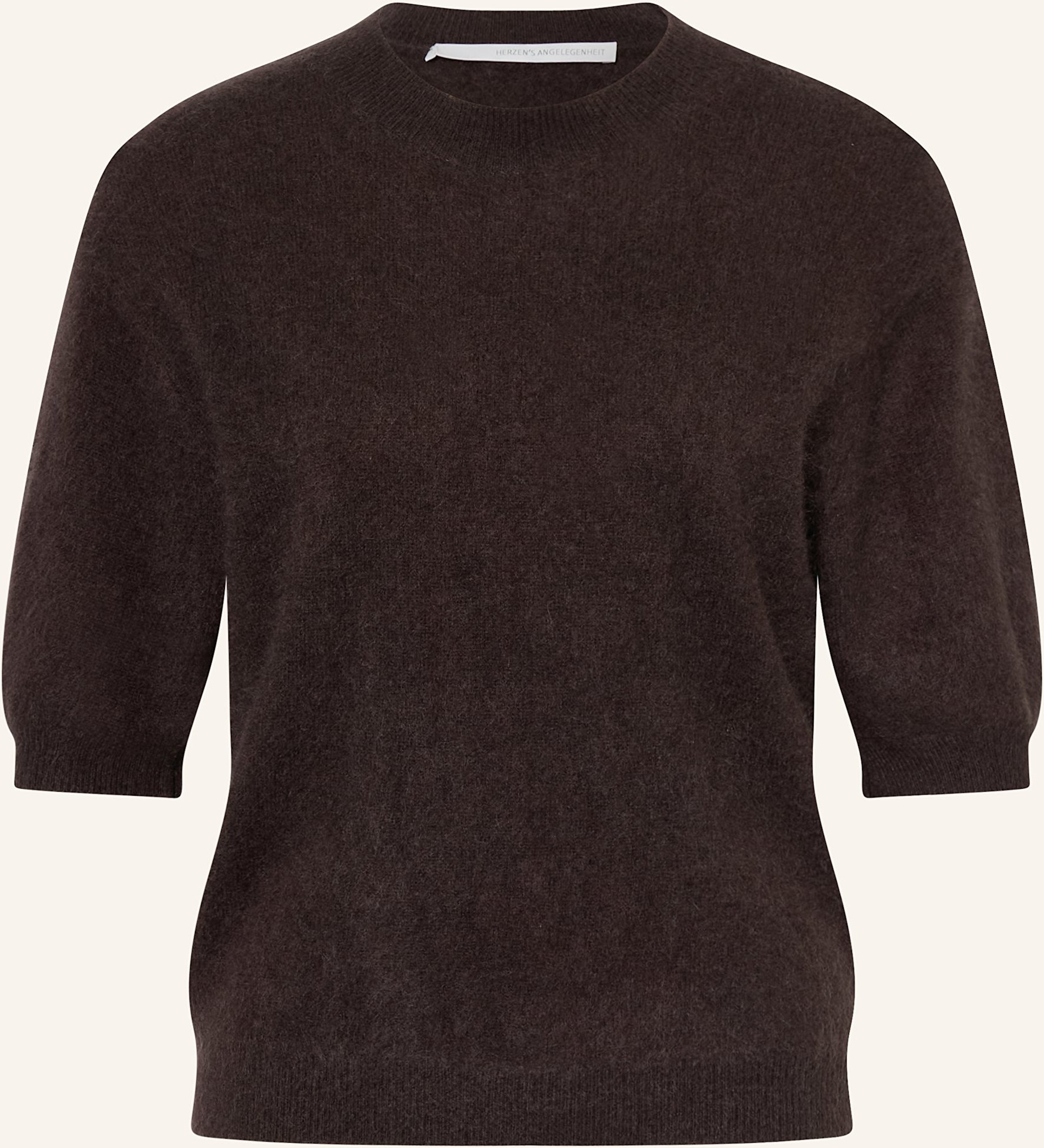 Herzen's Angelegenheit Strickshirt Aus Cashmere braun