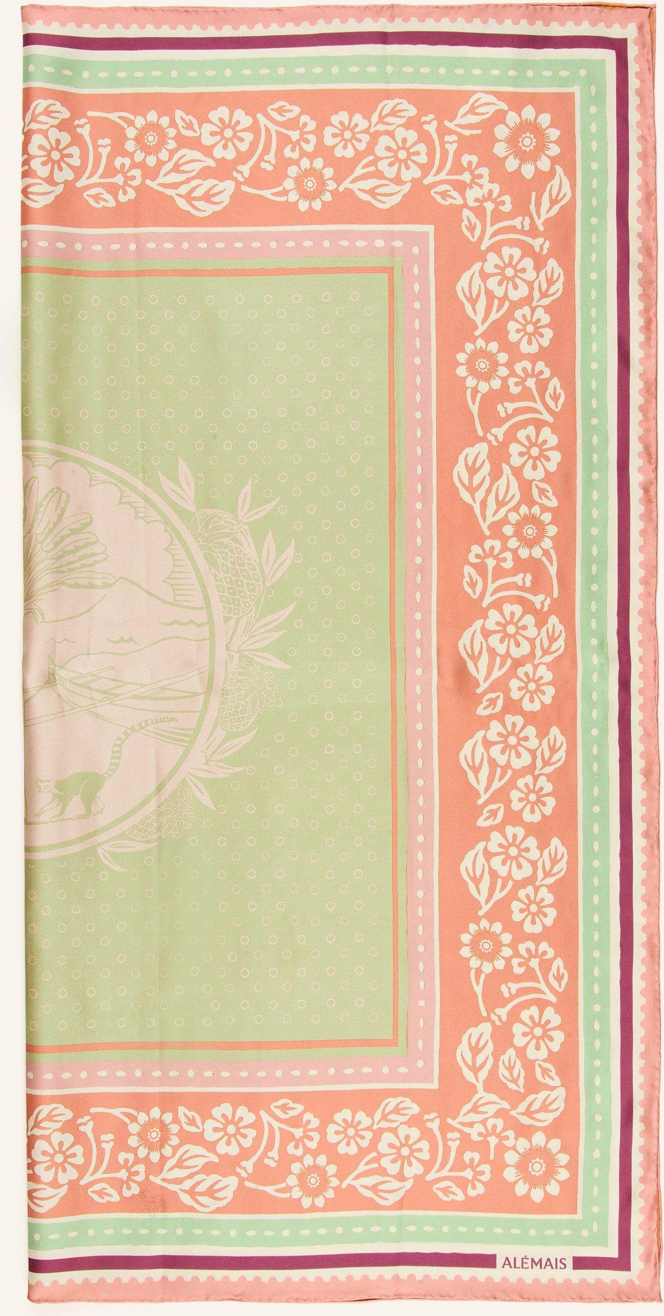 Alémais Seidentuch Alberta gruen