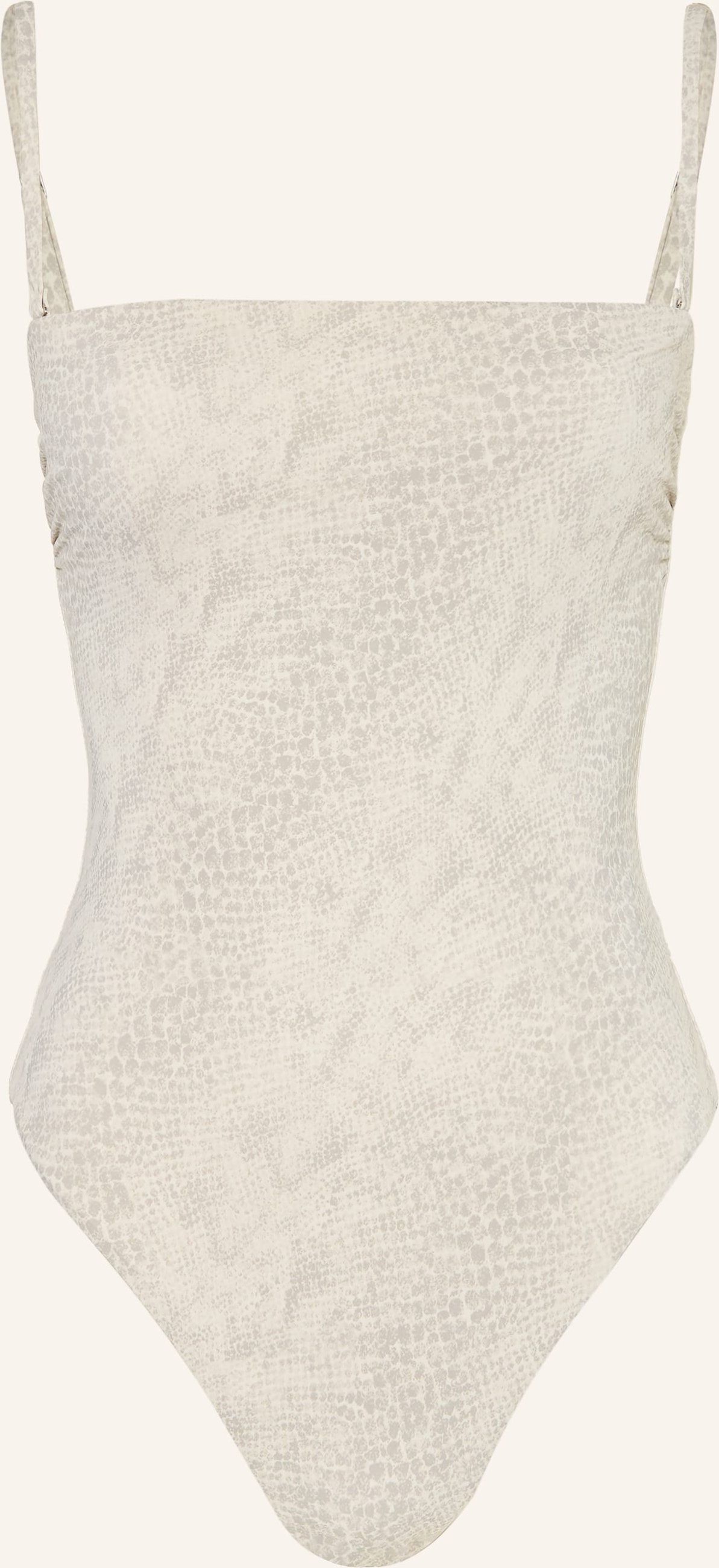 Calvin Klein Bandeau-Badeanzug beige