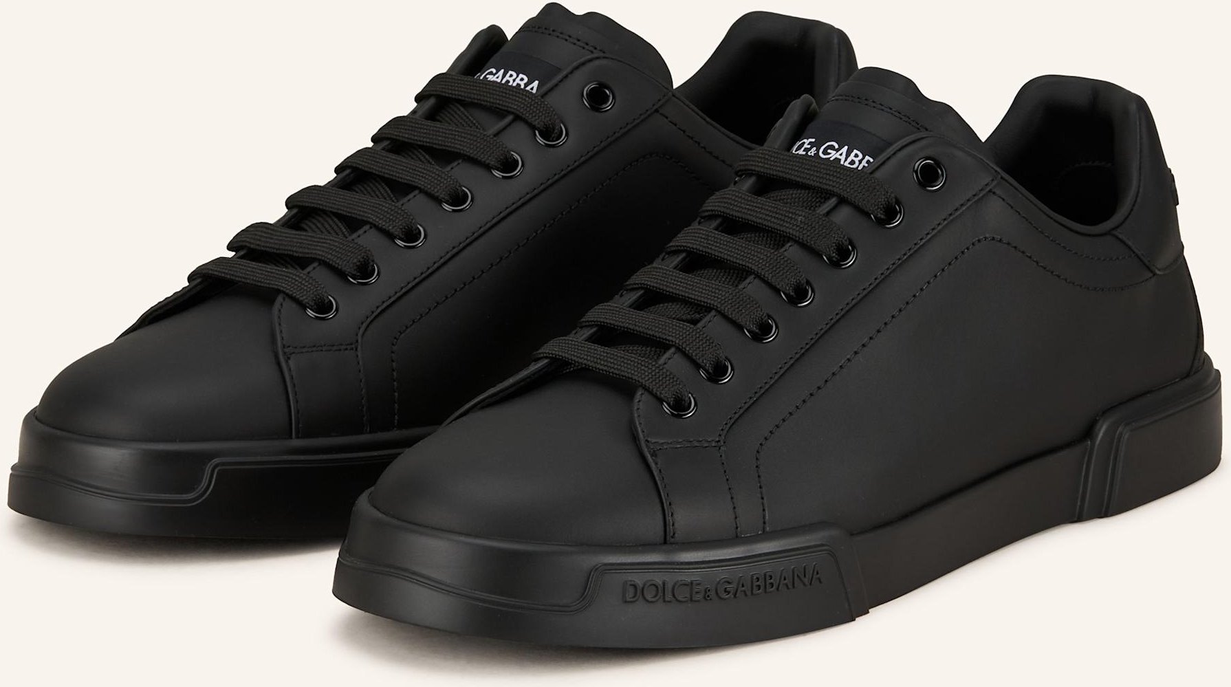 Dolce & Gabbana Sneaker Portofino schwarz