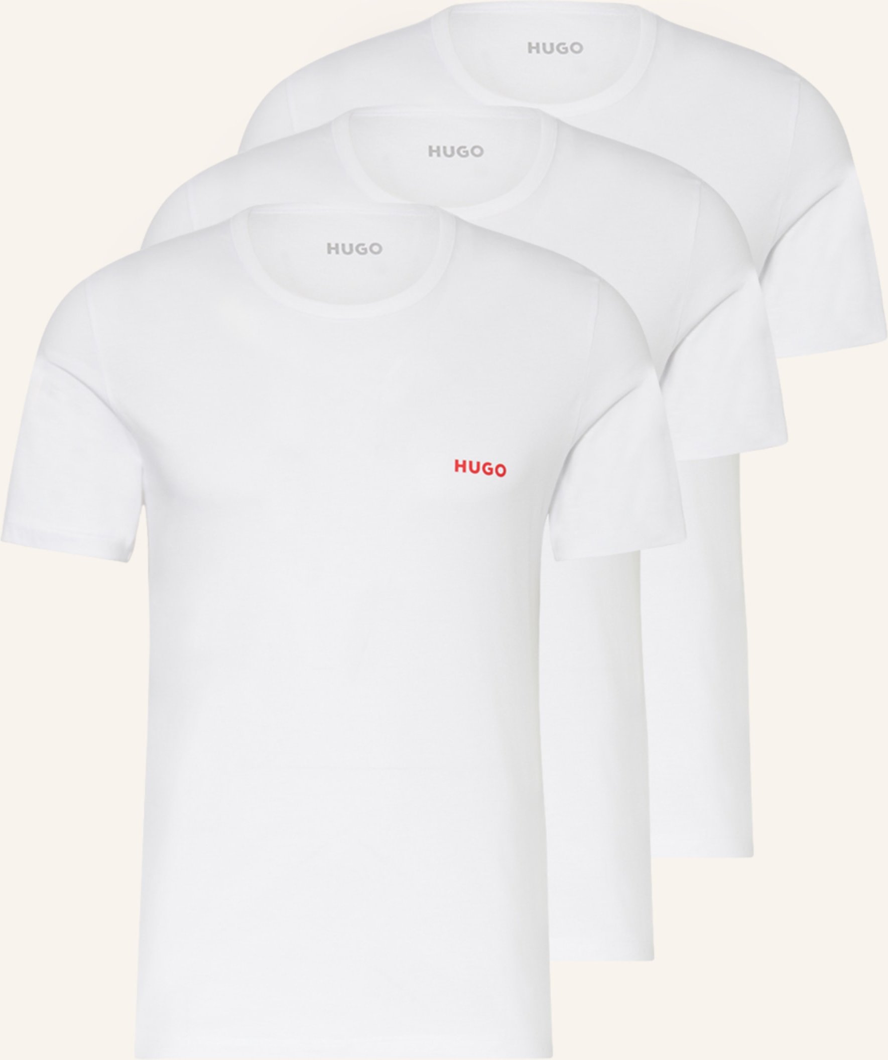 Hugo 3er-Pack T-Shirts weiss
