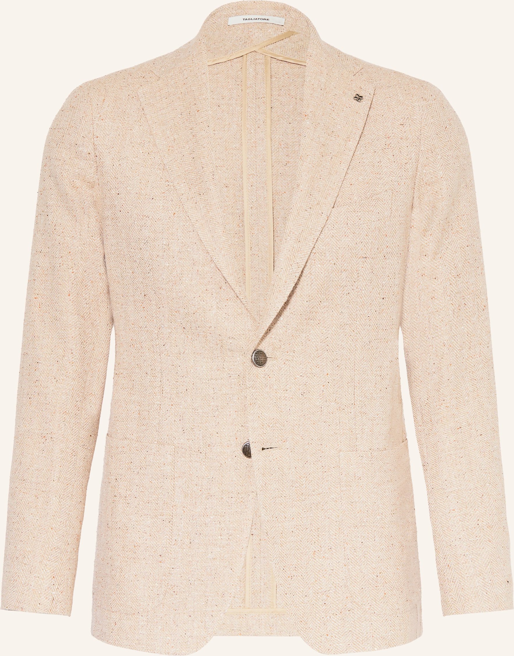 Tagliatore Tweed-Sakko Extra Slim Fit beige