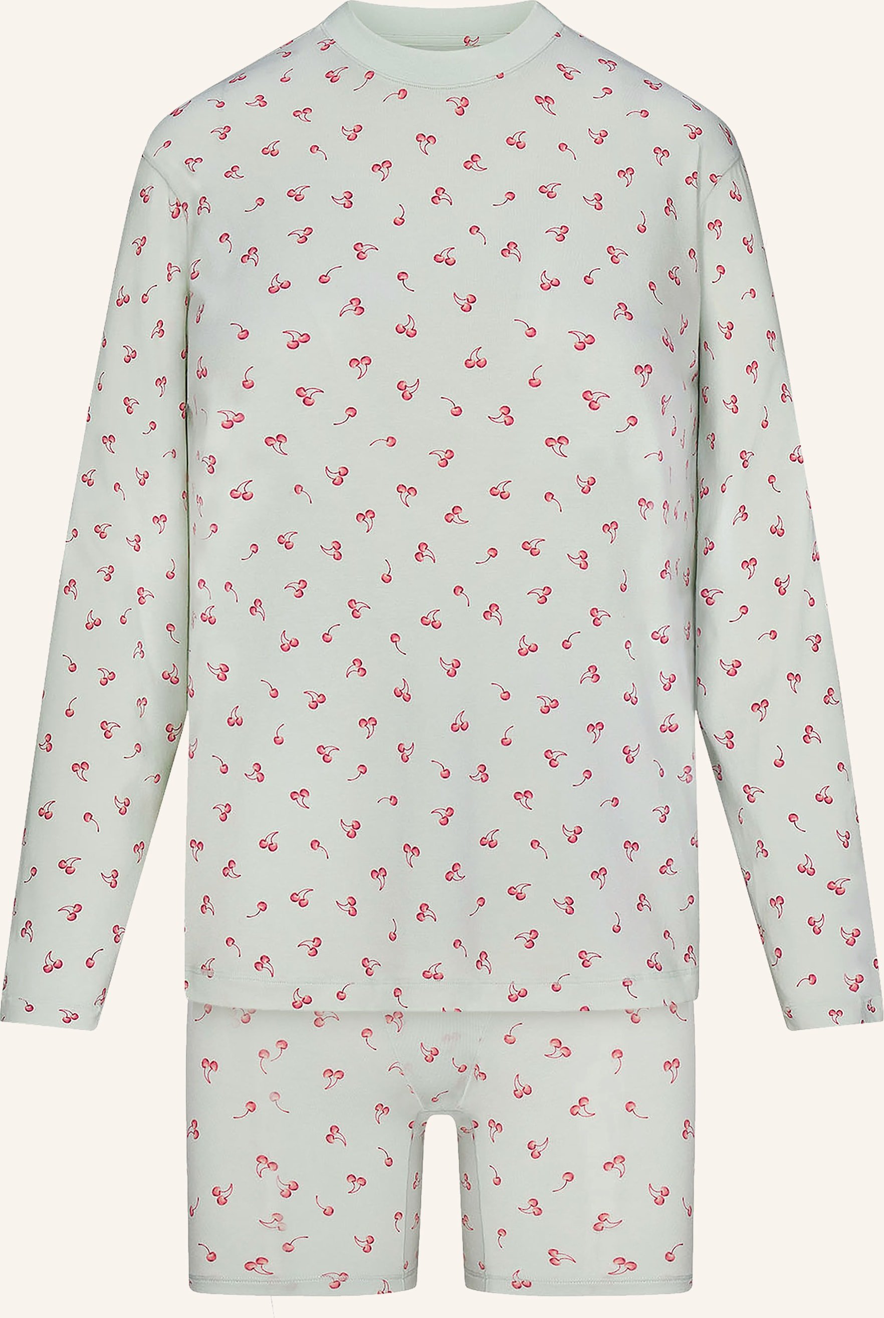 Skims Shorty-Schlafanzug Boyfriend blau