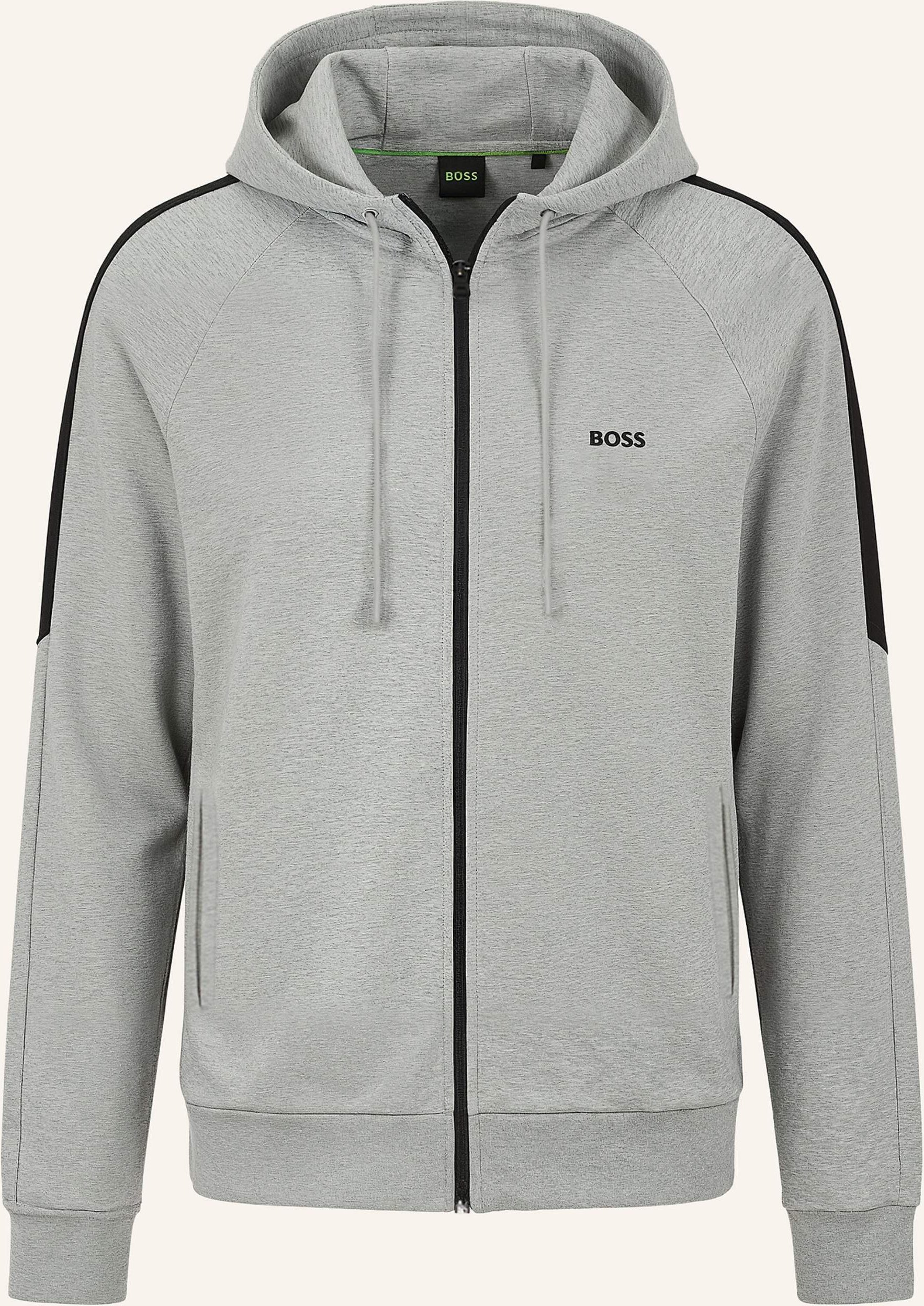 Boss Sweatshirt Tracksuit Set_In Regular Fit silber