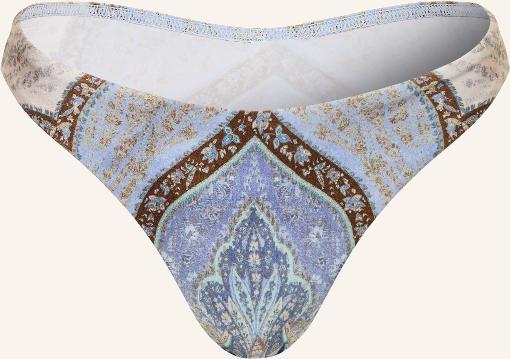 Zimmermann Brazilian-Bikini-Hose Wanderlust blau