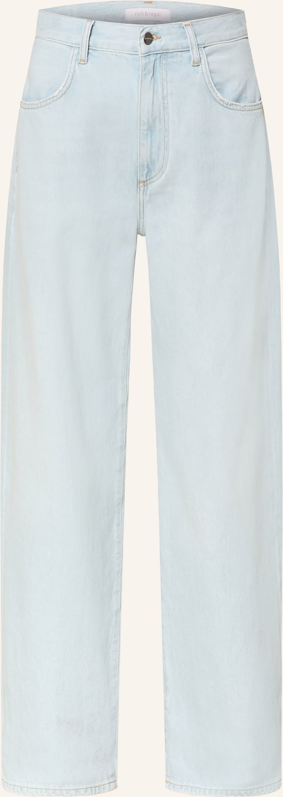Rich & Royal Wide Leg Jeans blau