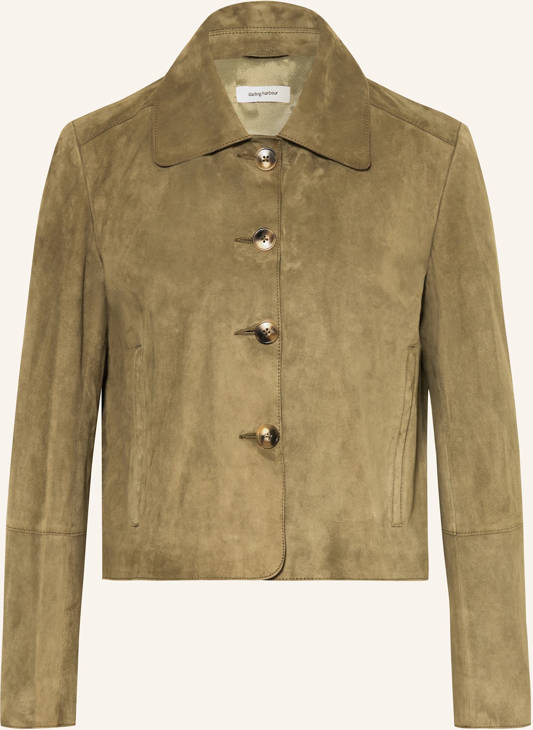 Thumbnail - Darling Harbour Lederjacke gruen