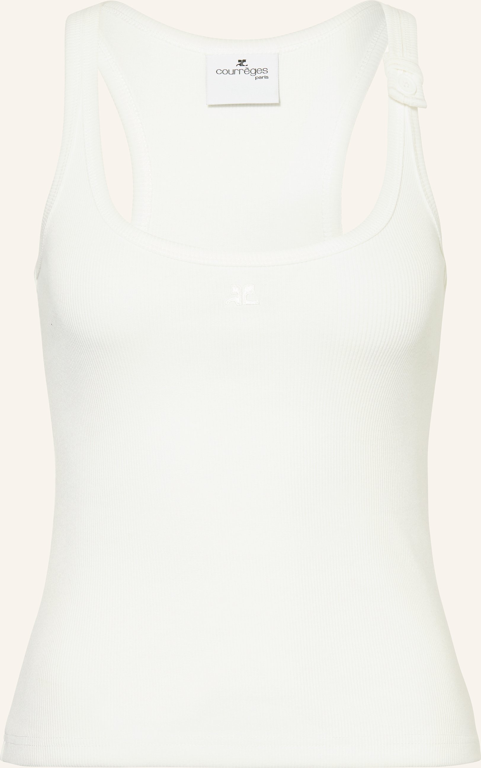 Thumbnail - Courrèges Top weiss