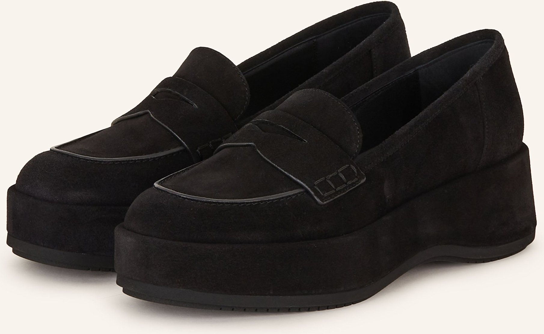 Paloma Barceló Plateau-Loafer Martin schwarz