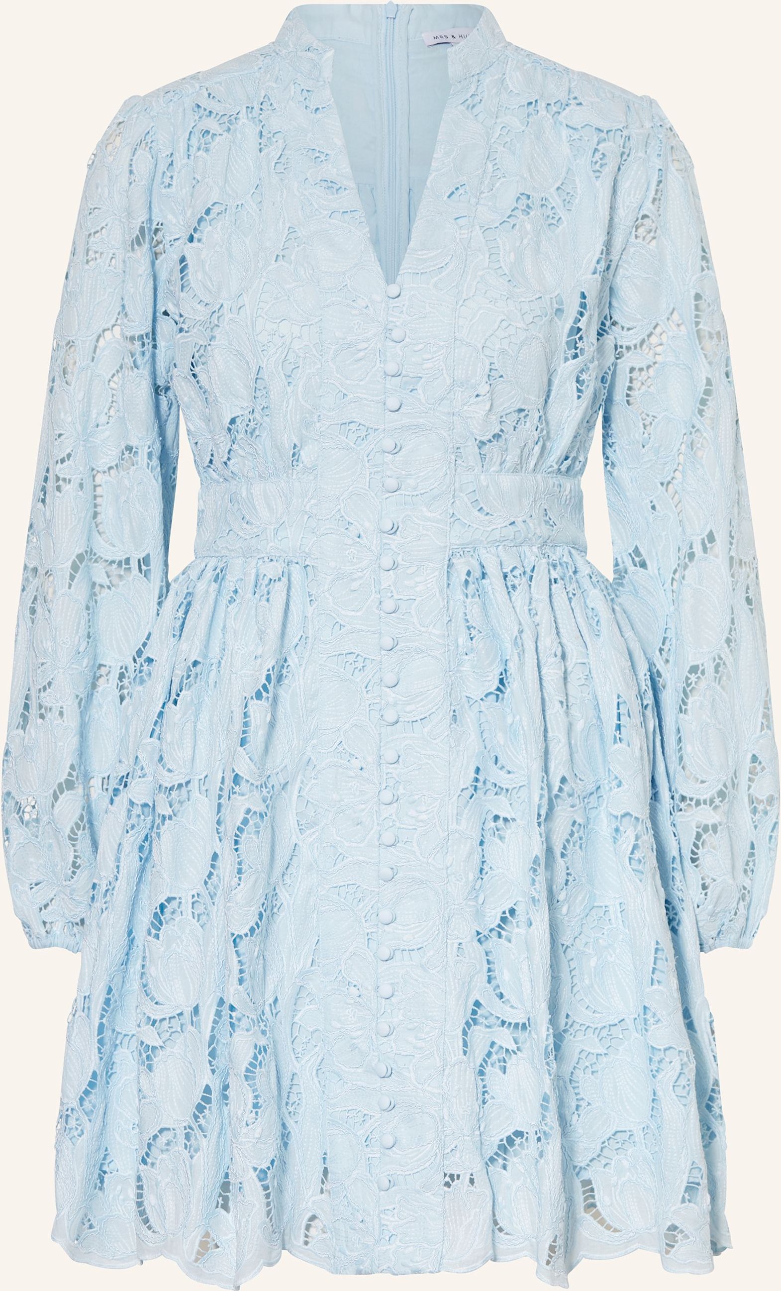 Mrs & Hugs Spitzenkleid blau
