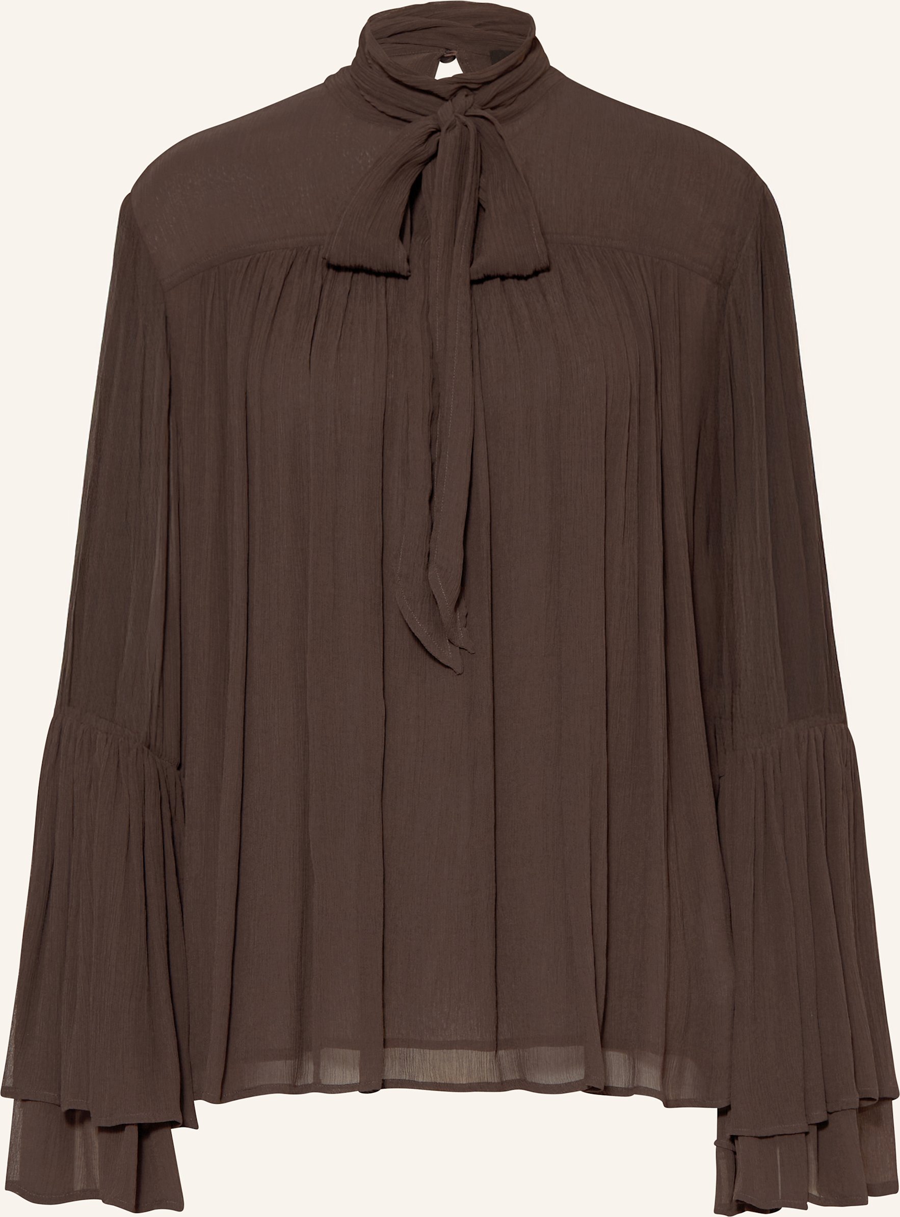 Riani Schluppenbluse braun