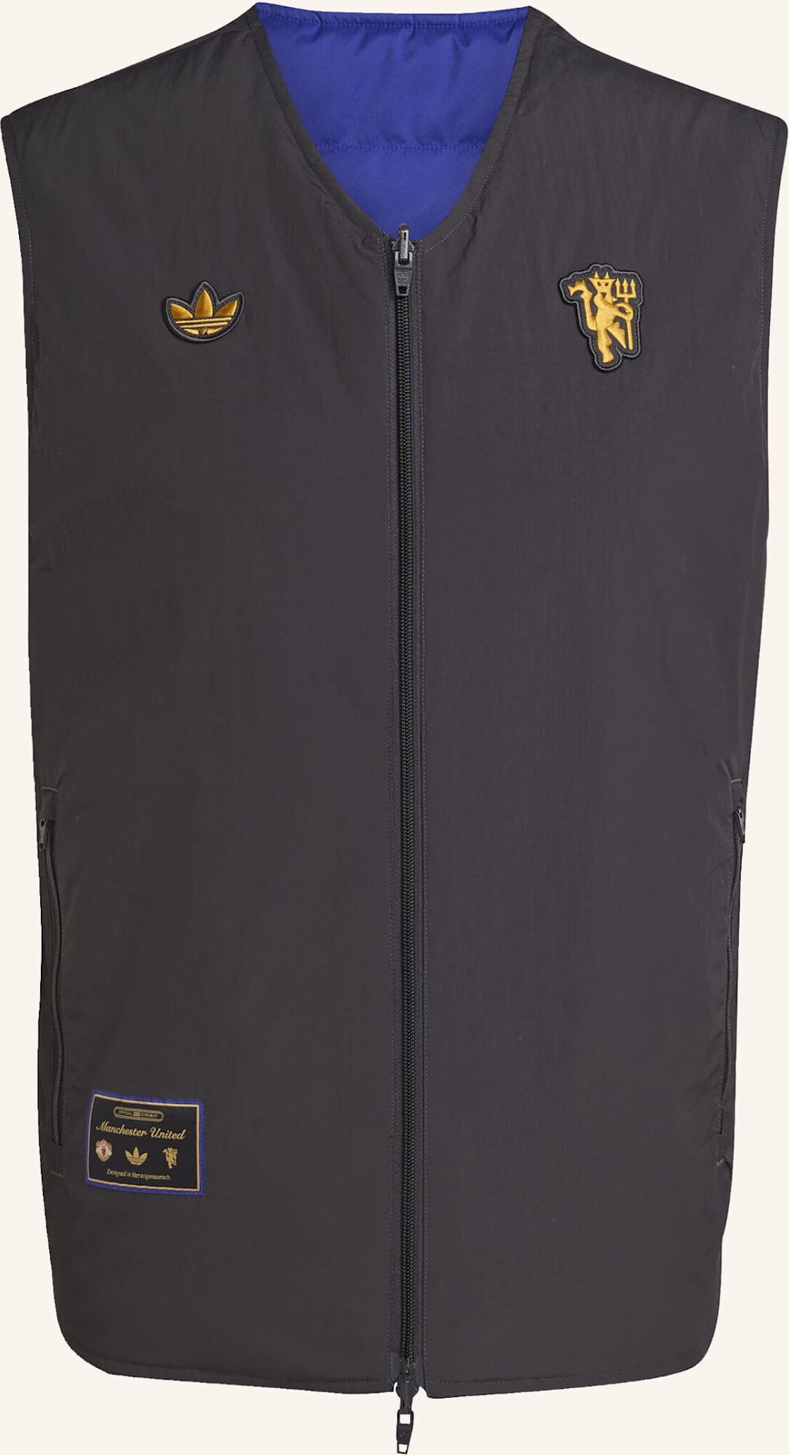 Adidas Originals Manchester United Terrace Icons Weste schwarz