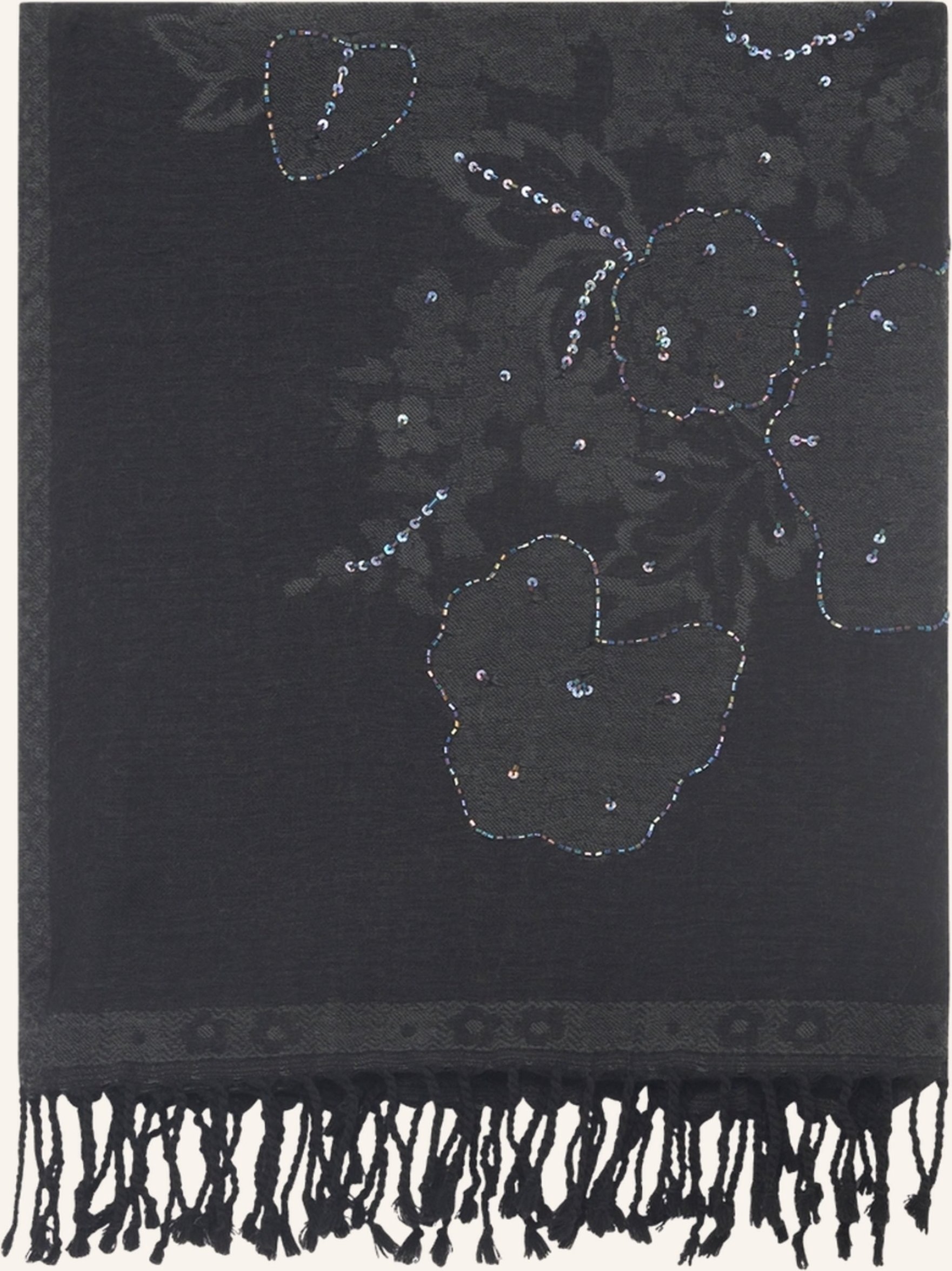 Gerard Darel Schal Rosetta schwarz