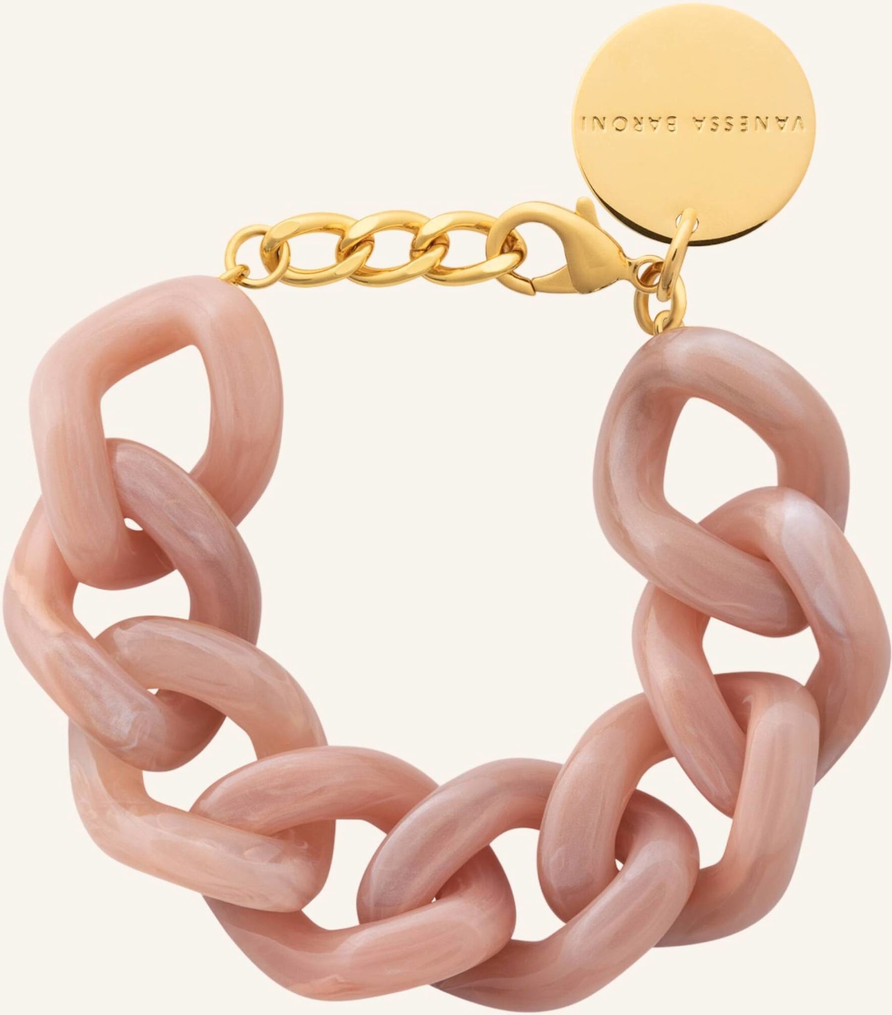 Vanessa Baroni Armbänder Great Bracelet Blush Marble By Glambou gold