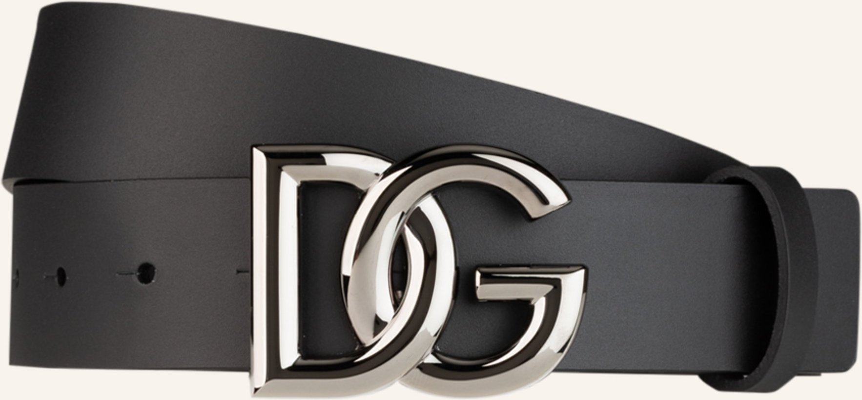 Dolce & Gabbana Ledergürtel schwarz