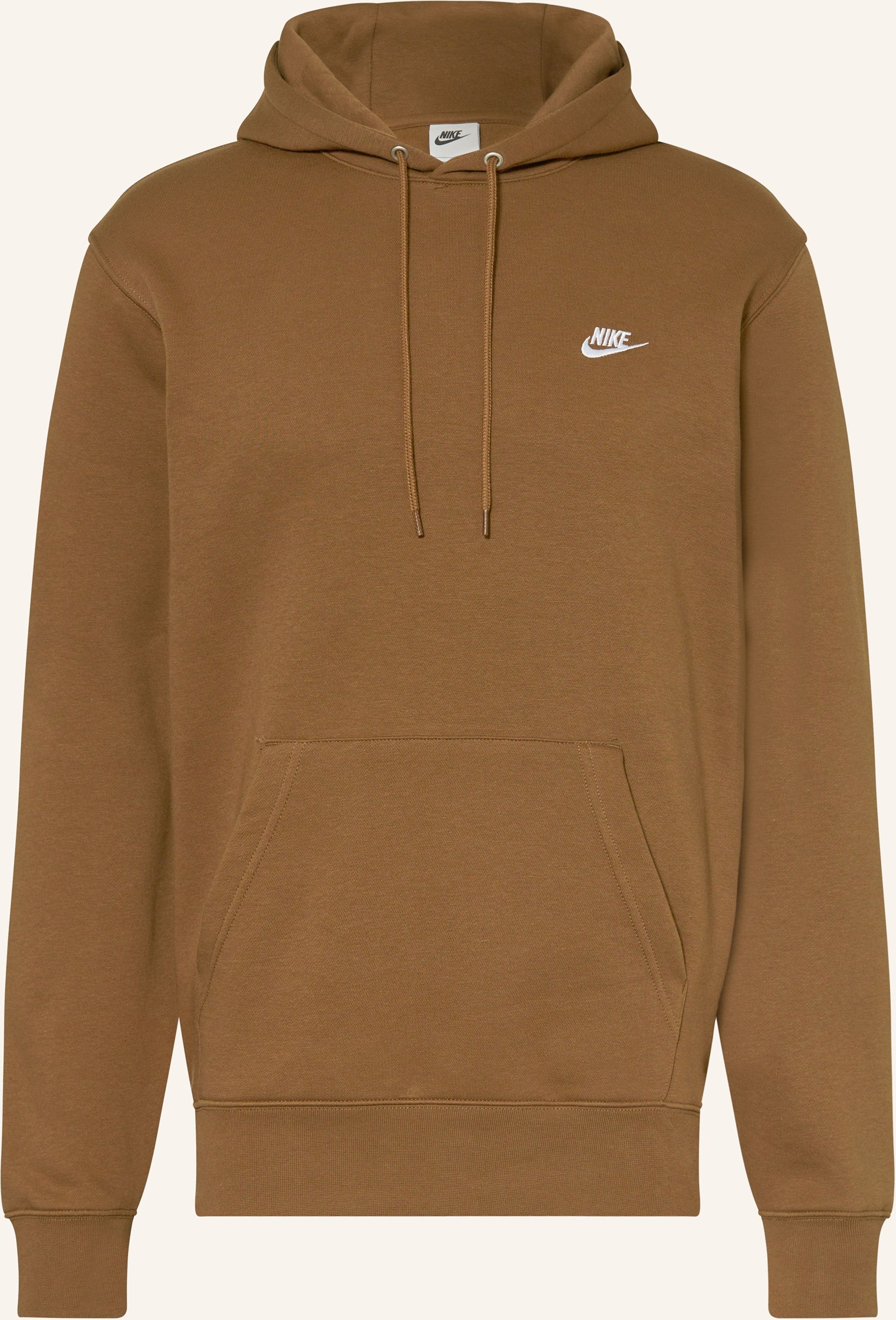 Nike Hoodie Club braun