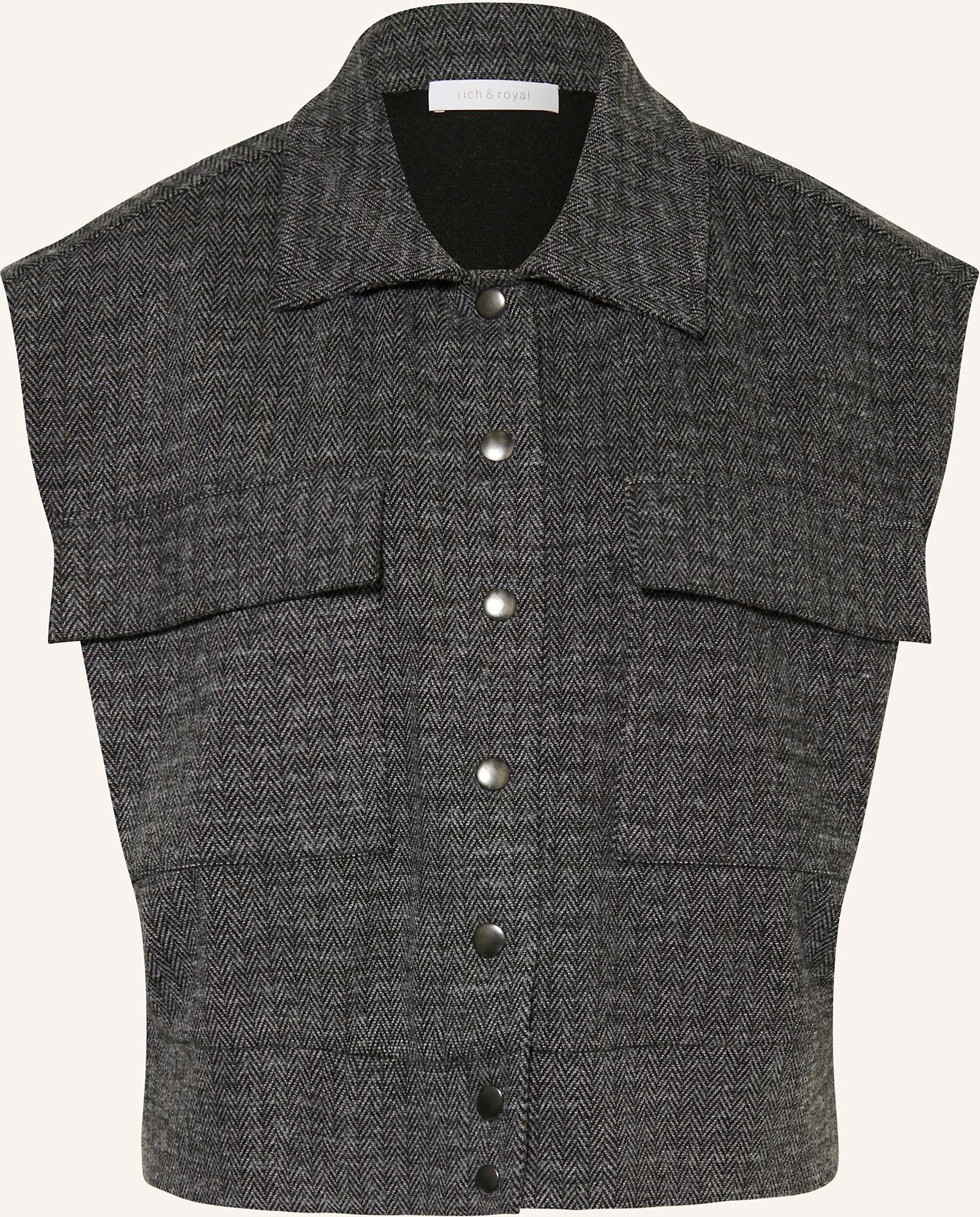 Rich & Royal Weste silber