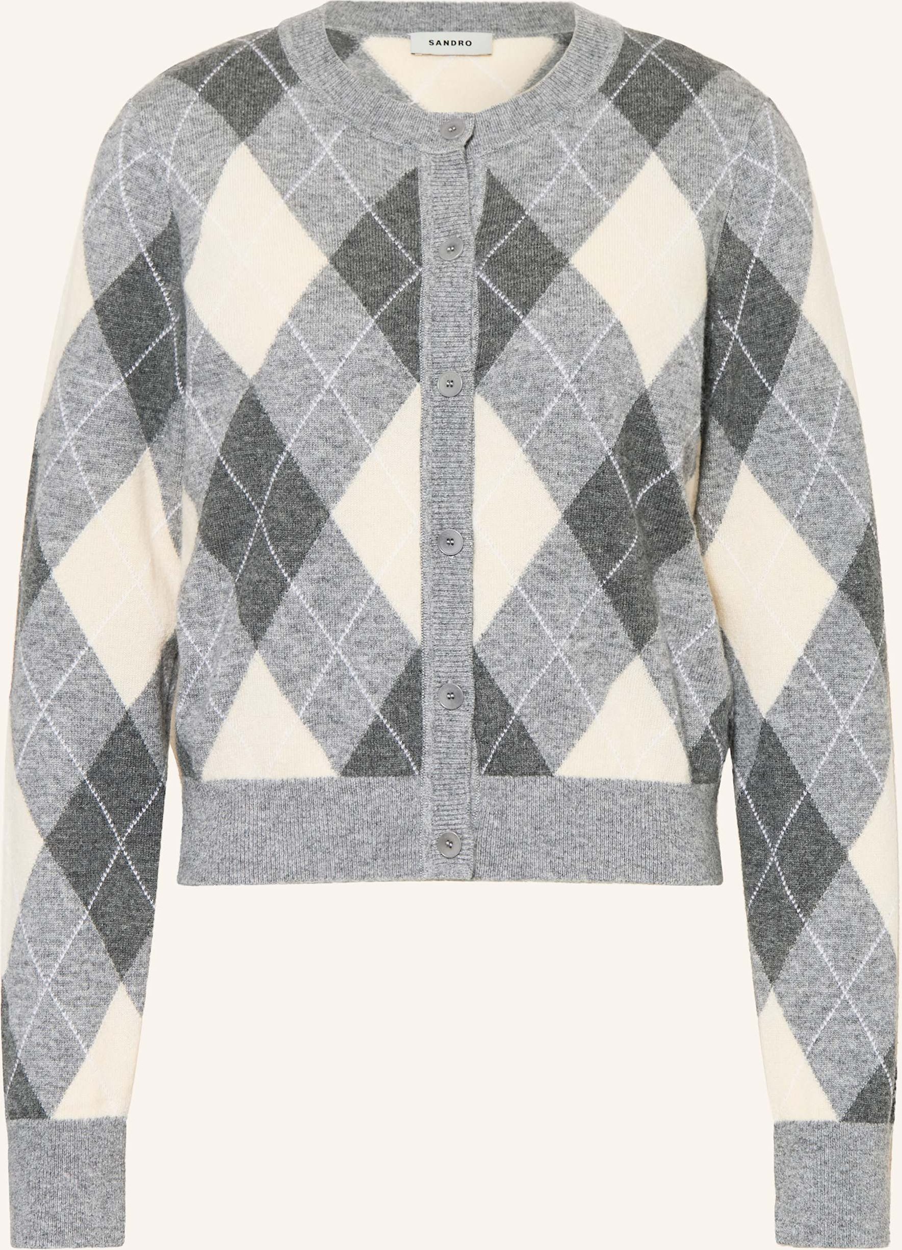 Sandro Strickjacke grau