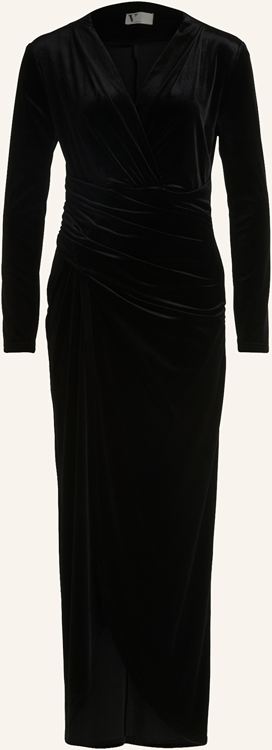 V By Vera Mont Abendkleid Aus Samt schwarz