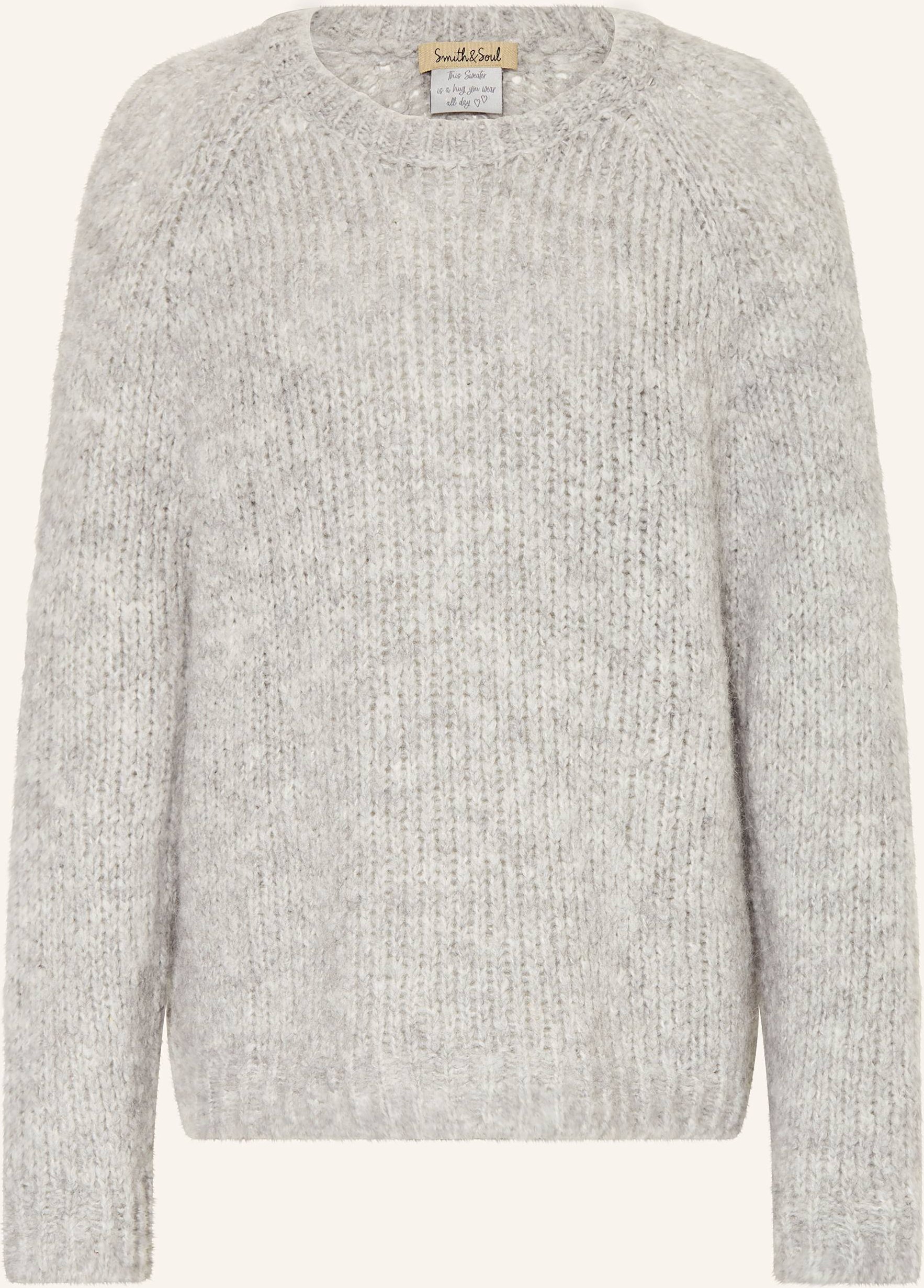 Smith & Soul Pullover Mit Alpaka silber