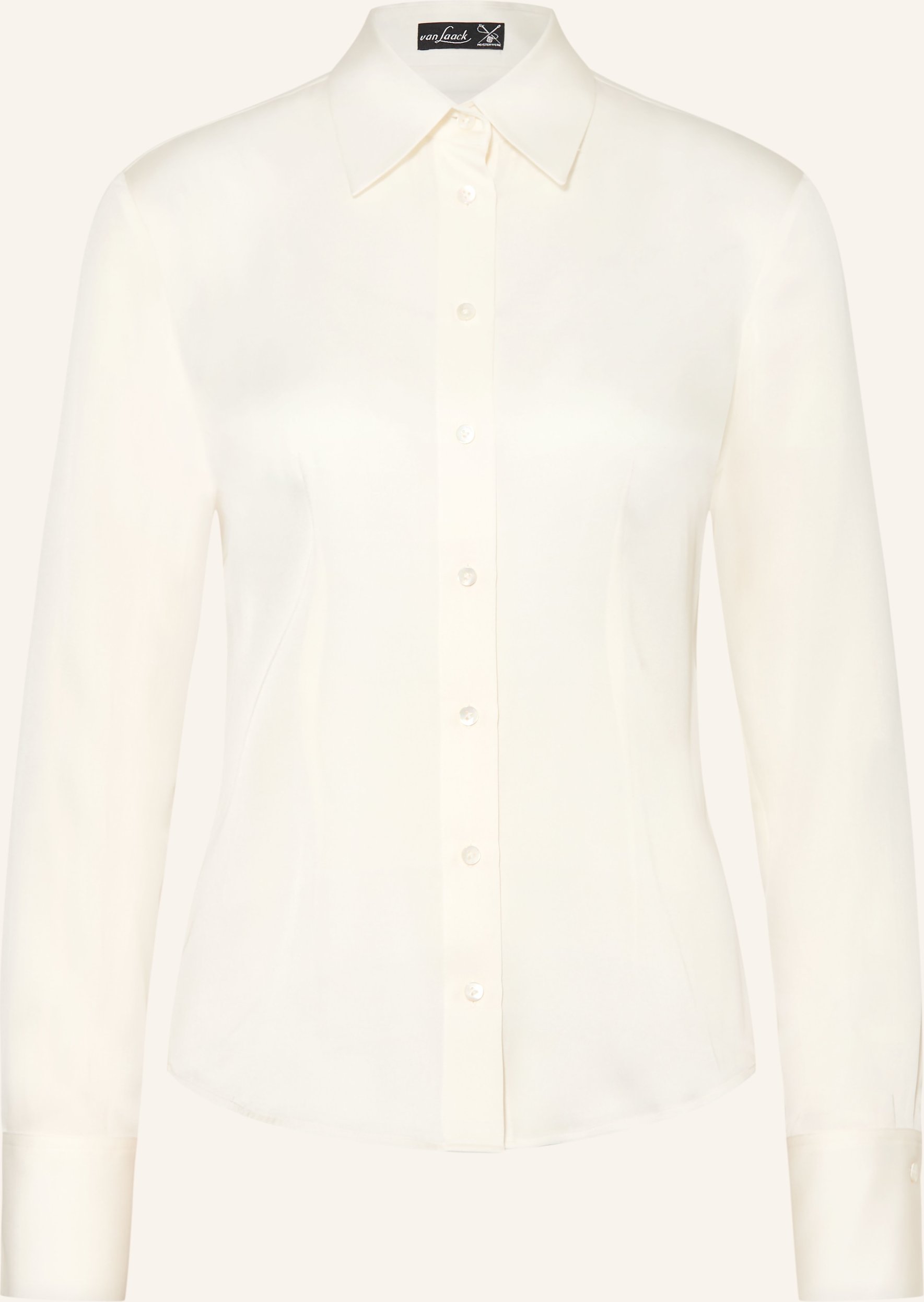 Van Laack Hemdbluse Vl-Uliz-Xx Aus Seide weiss