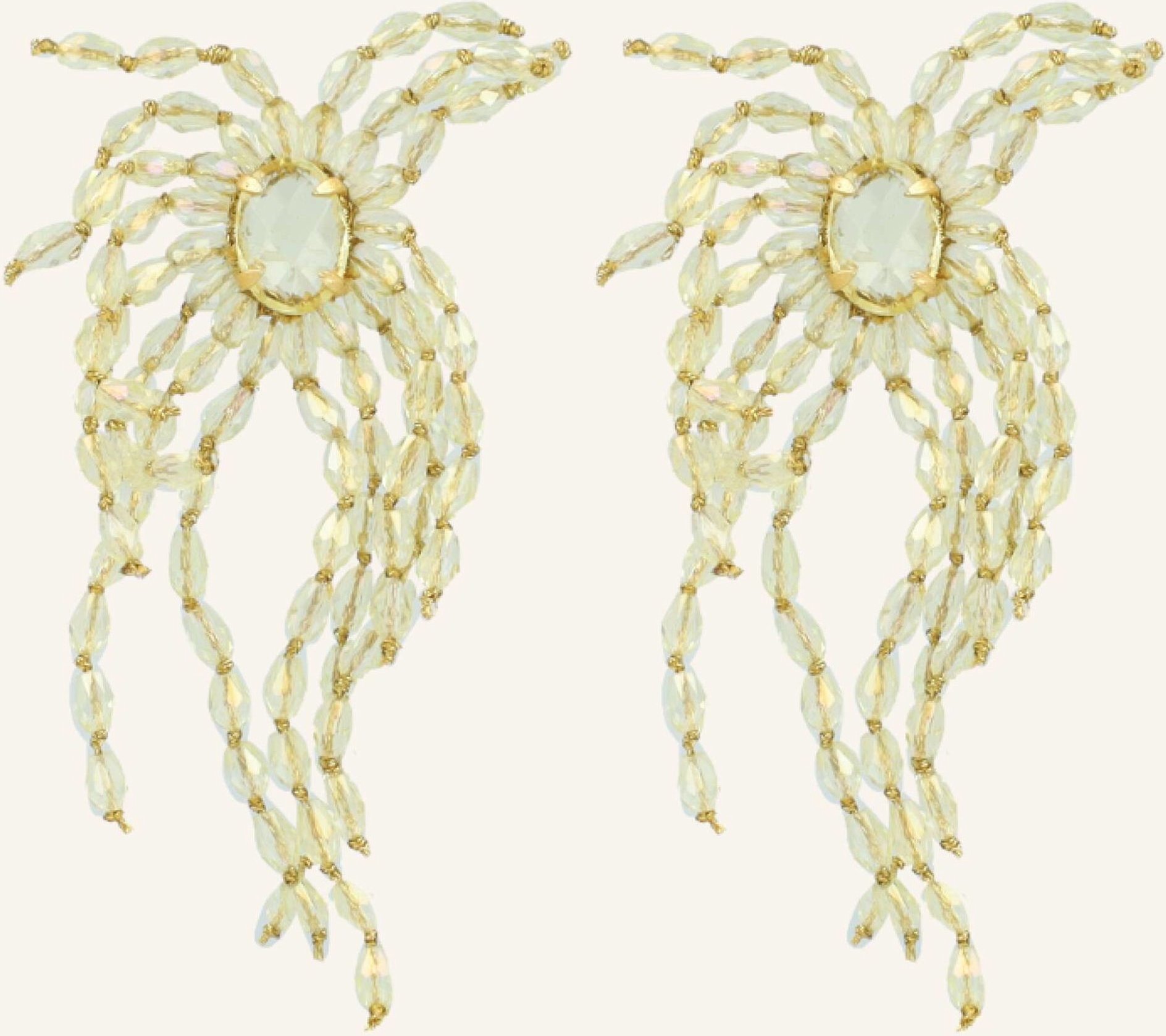 Lott.Gioielli Ohrringe Hanneke Around The Sun Celestial Yellow By Glambou gold