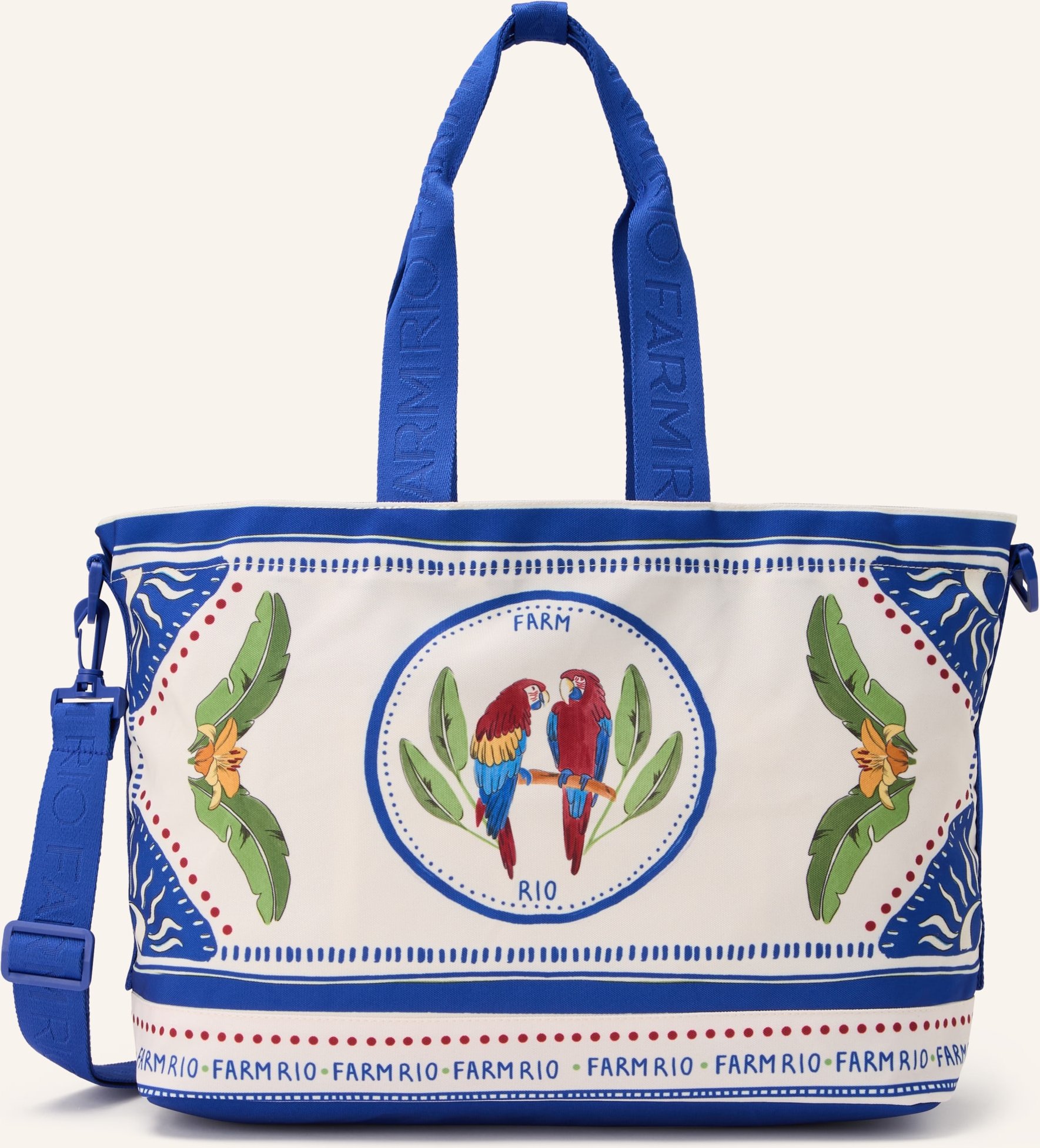 Farm Rio Strandtasche Tropical Destiny blau
