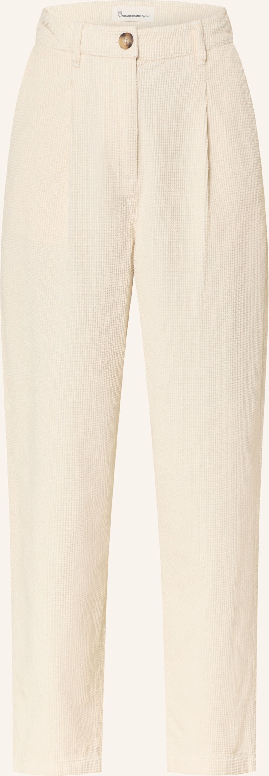 Knowledgecotton Apparel Cordhose Chloe weiss