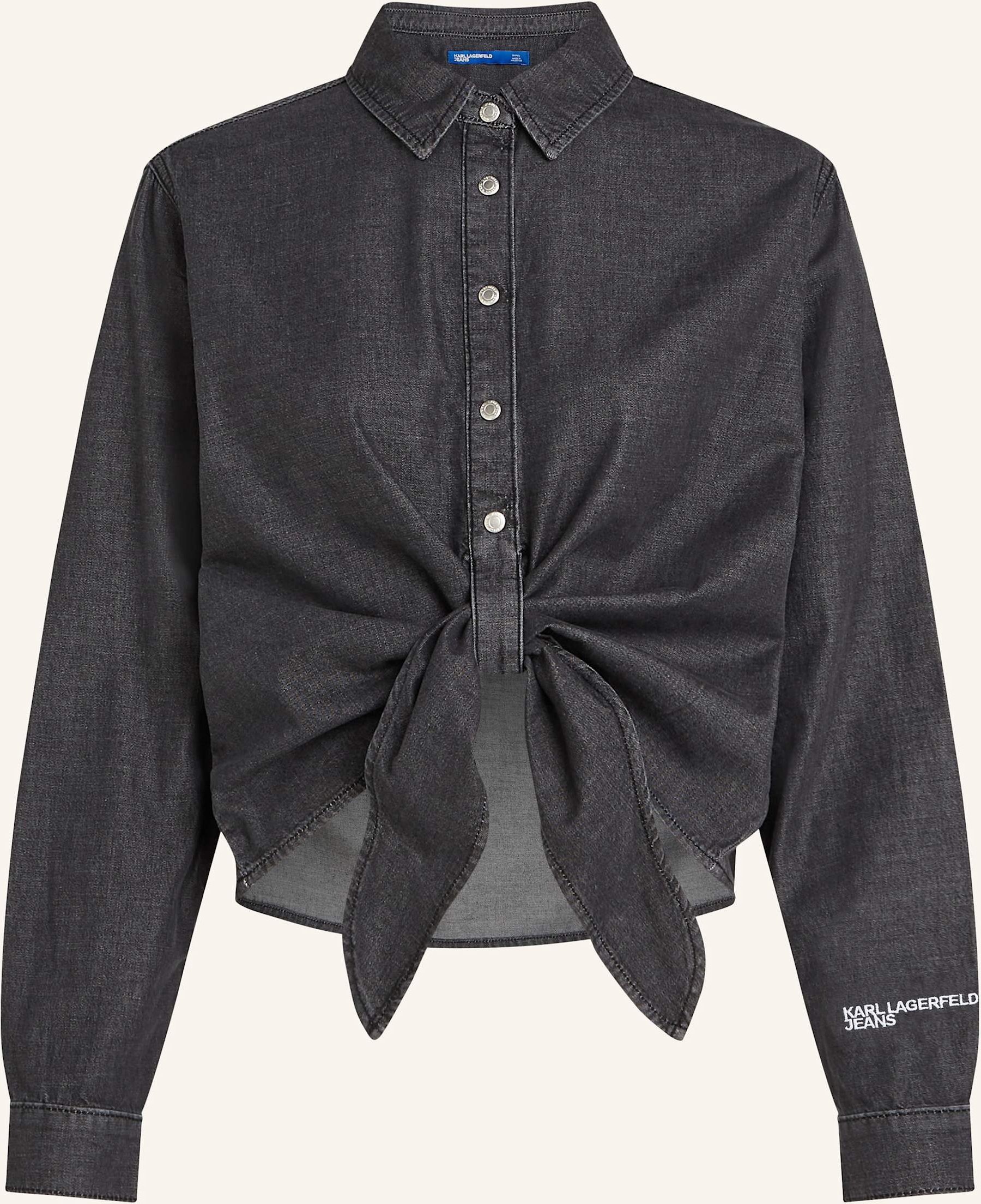 Karl Lagerfeld Jeans Bluse schwarz