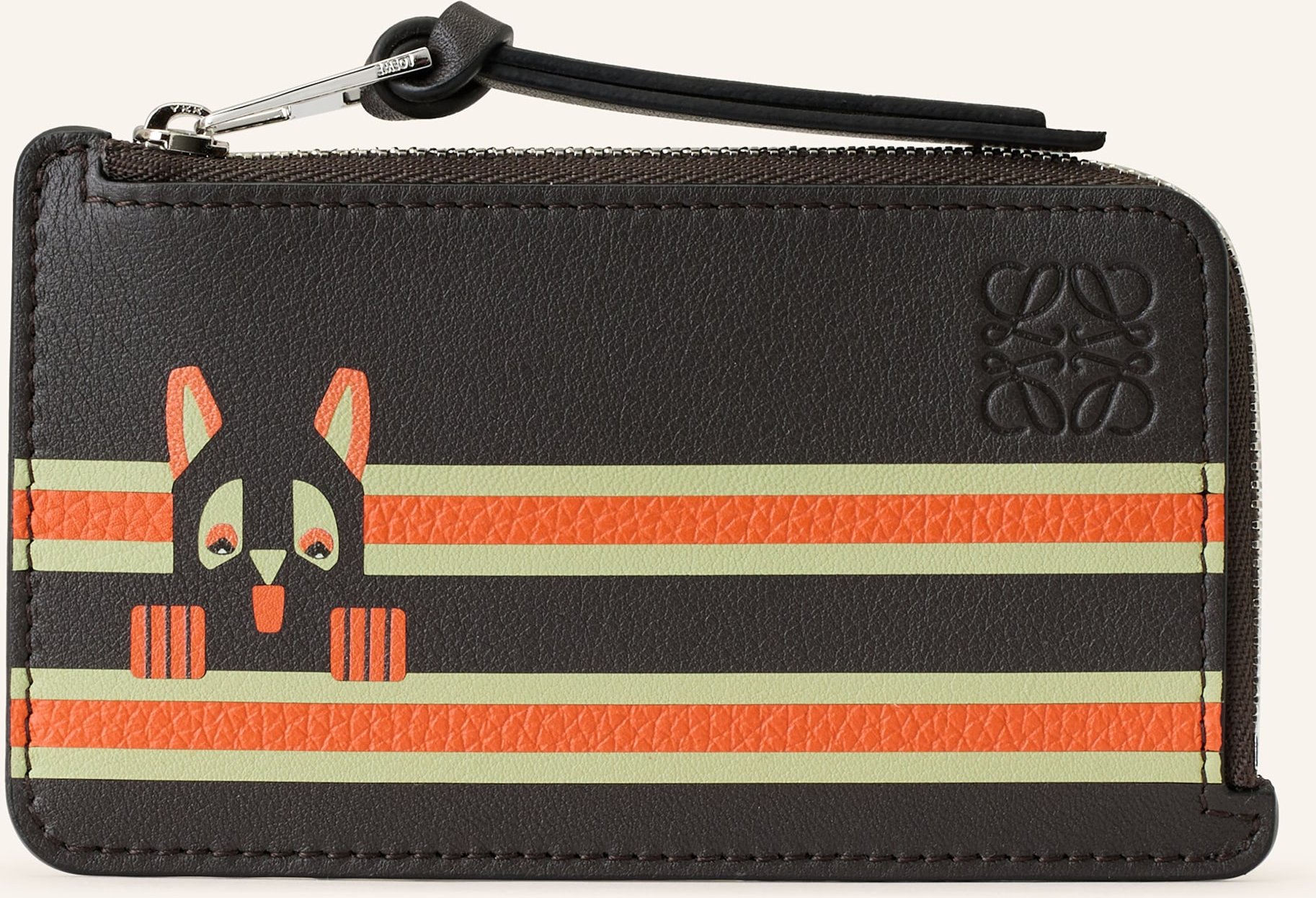 Loewe Kartenetui Futuristic Cat braun