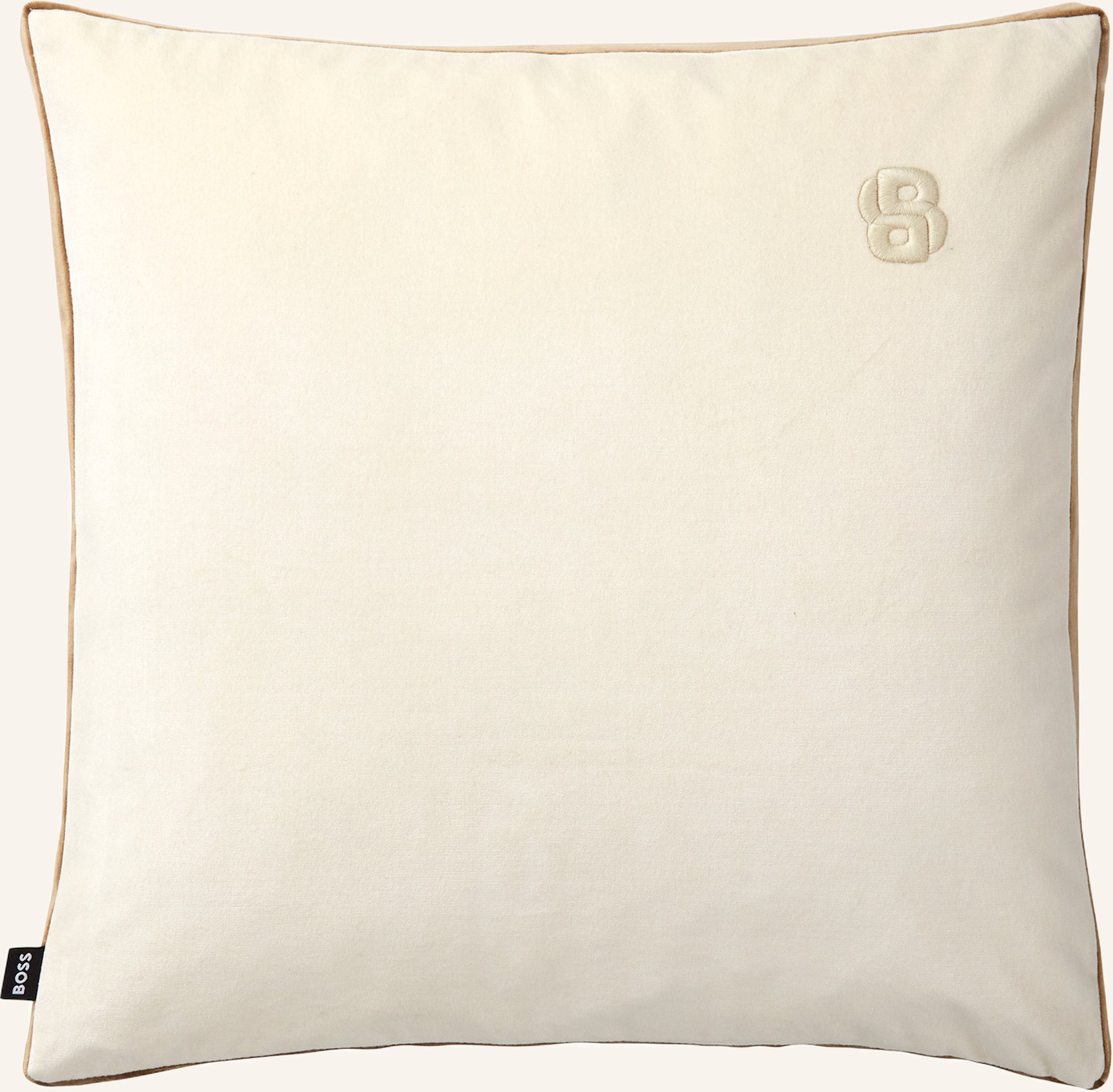 Boss Dekokissenhülle Bvelvet beige