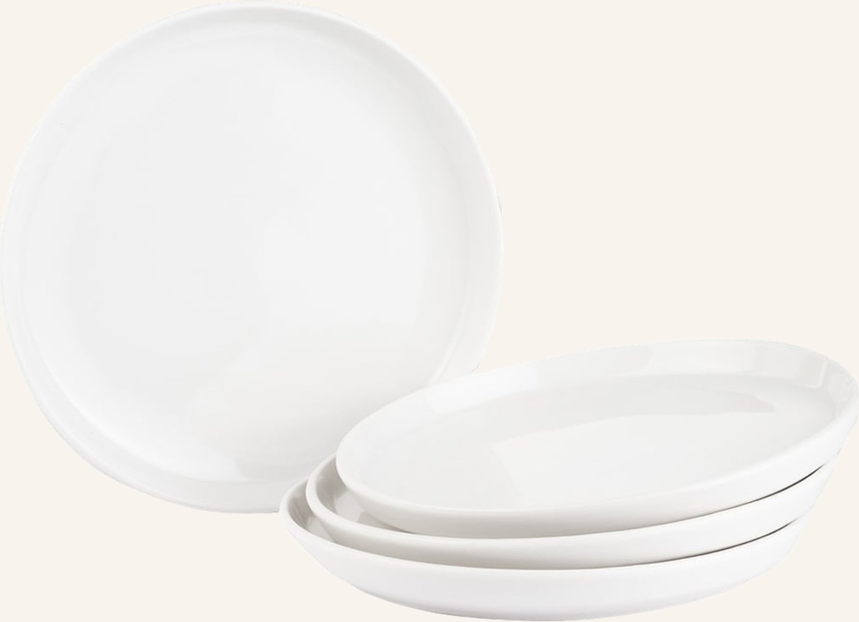 Marc O'polo 4er-Set Brotteller Moments weiss