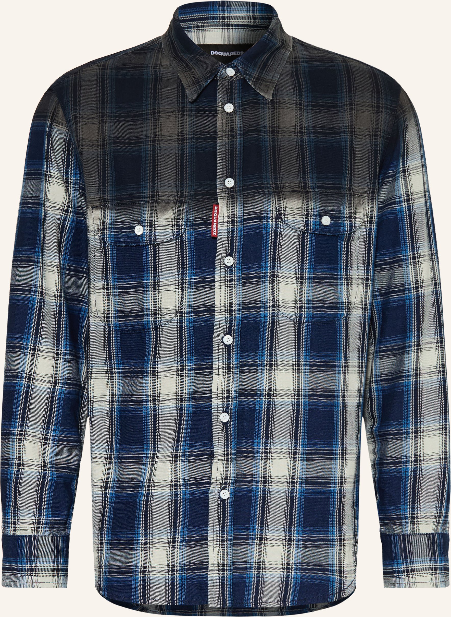 dsquared2 Hemd Comfort Fit blau