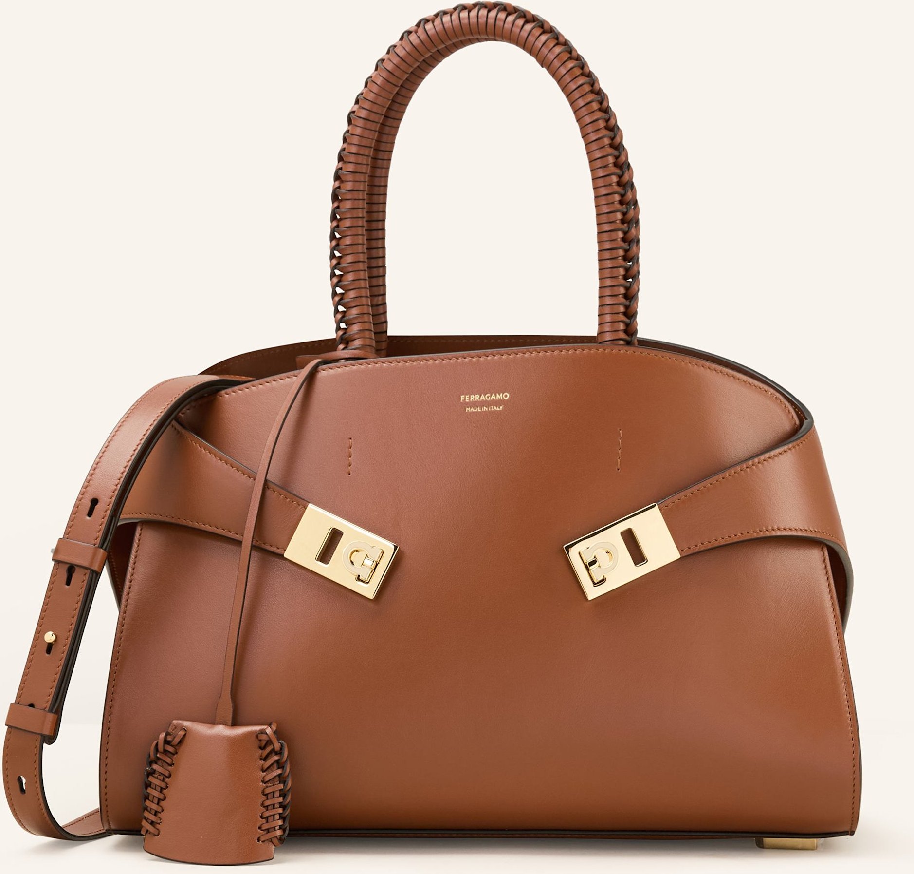 Ferragamo Handtasche Hug braun