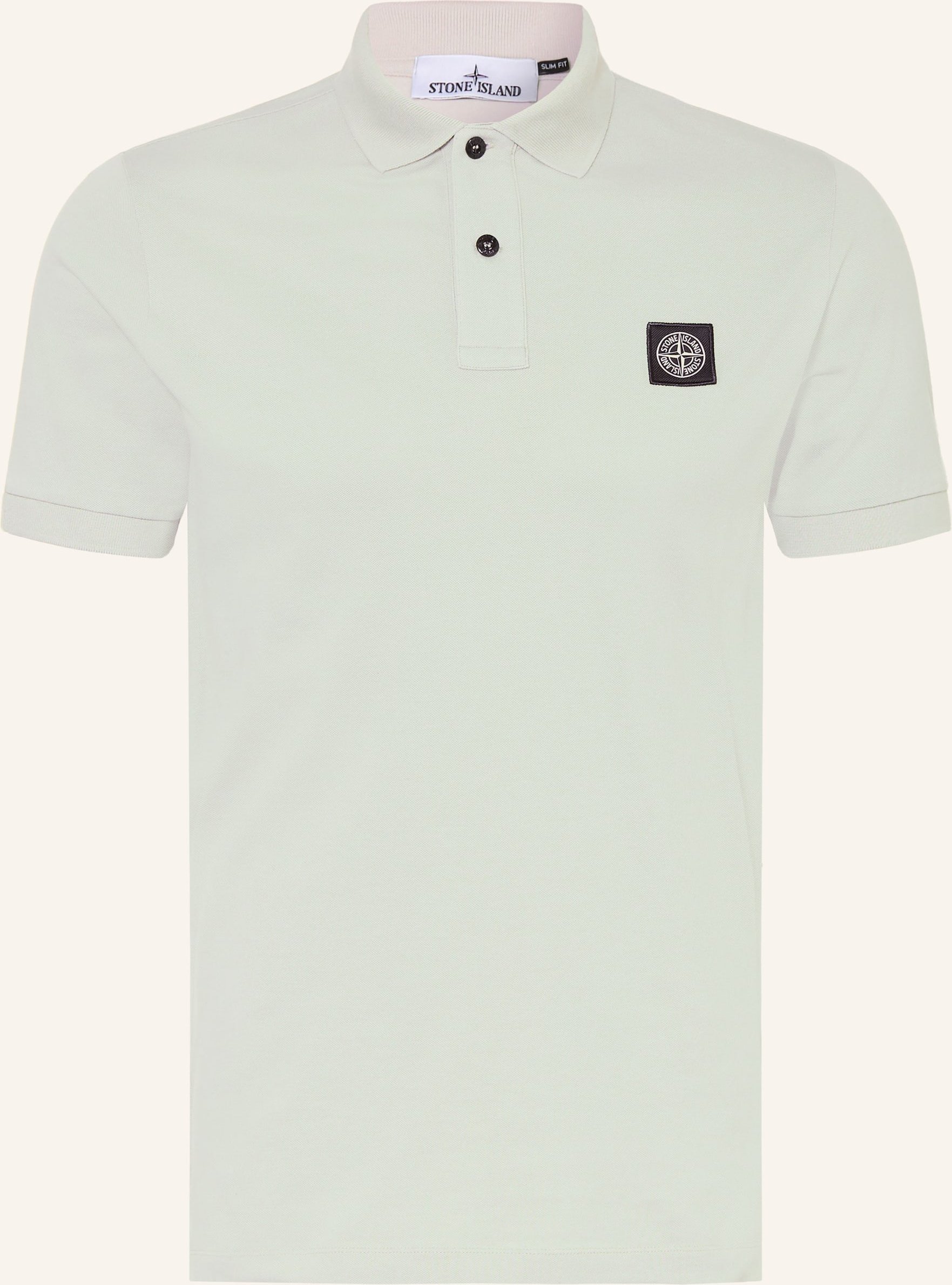 Stone Island Piqué-Poloshirt gruen