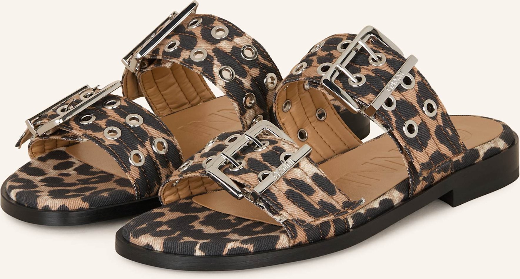 Ganni Sandalen braun