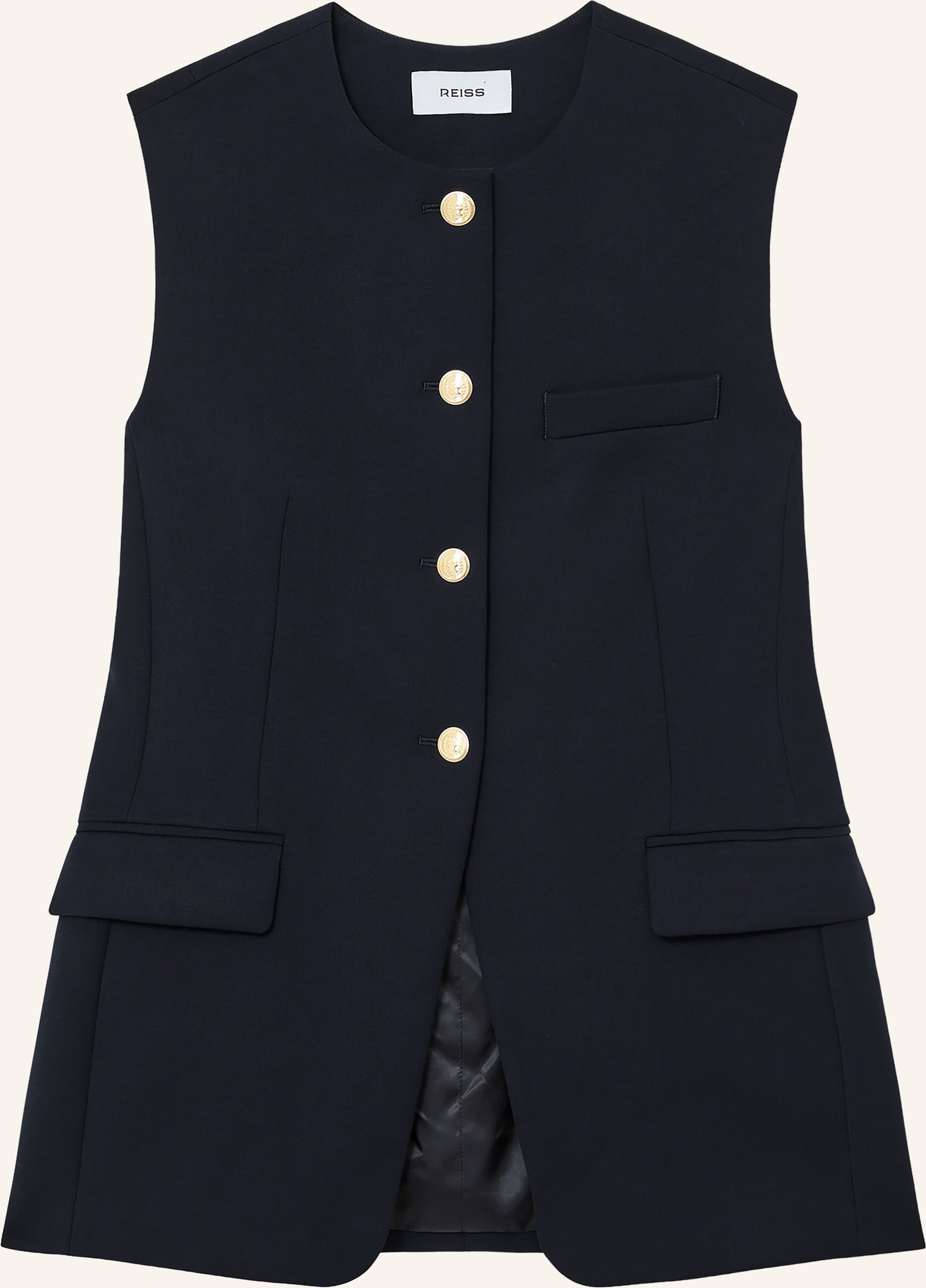 Reiss Blazerweste Gabi blau