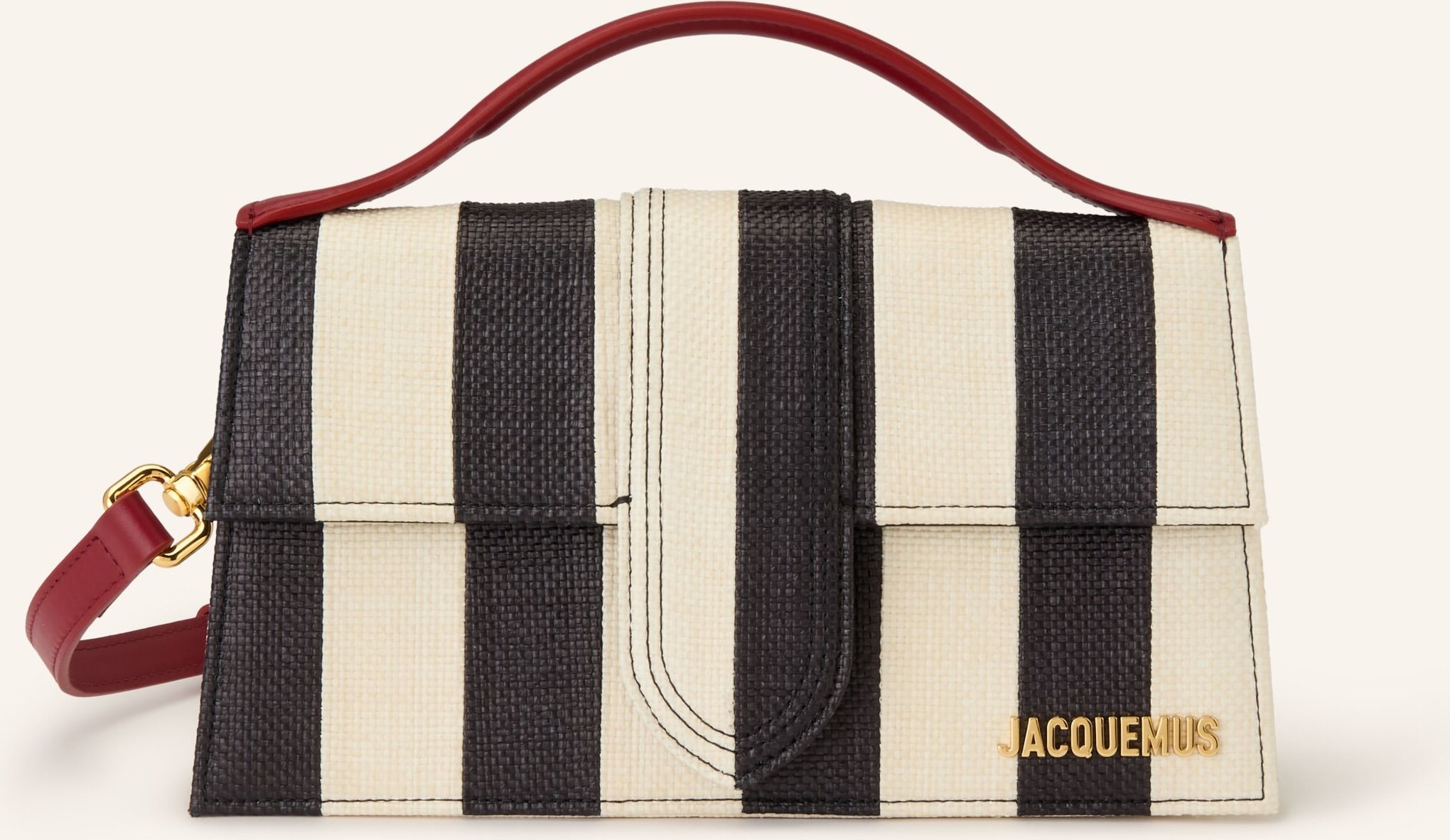 Jacquemus Umhängetasche Le Grand Bambino beige