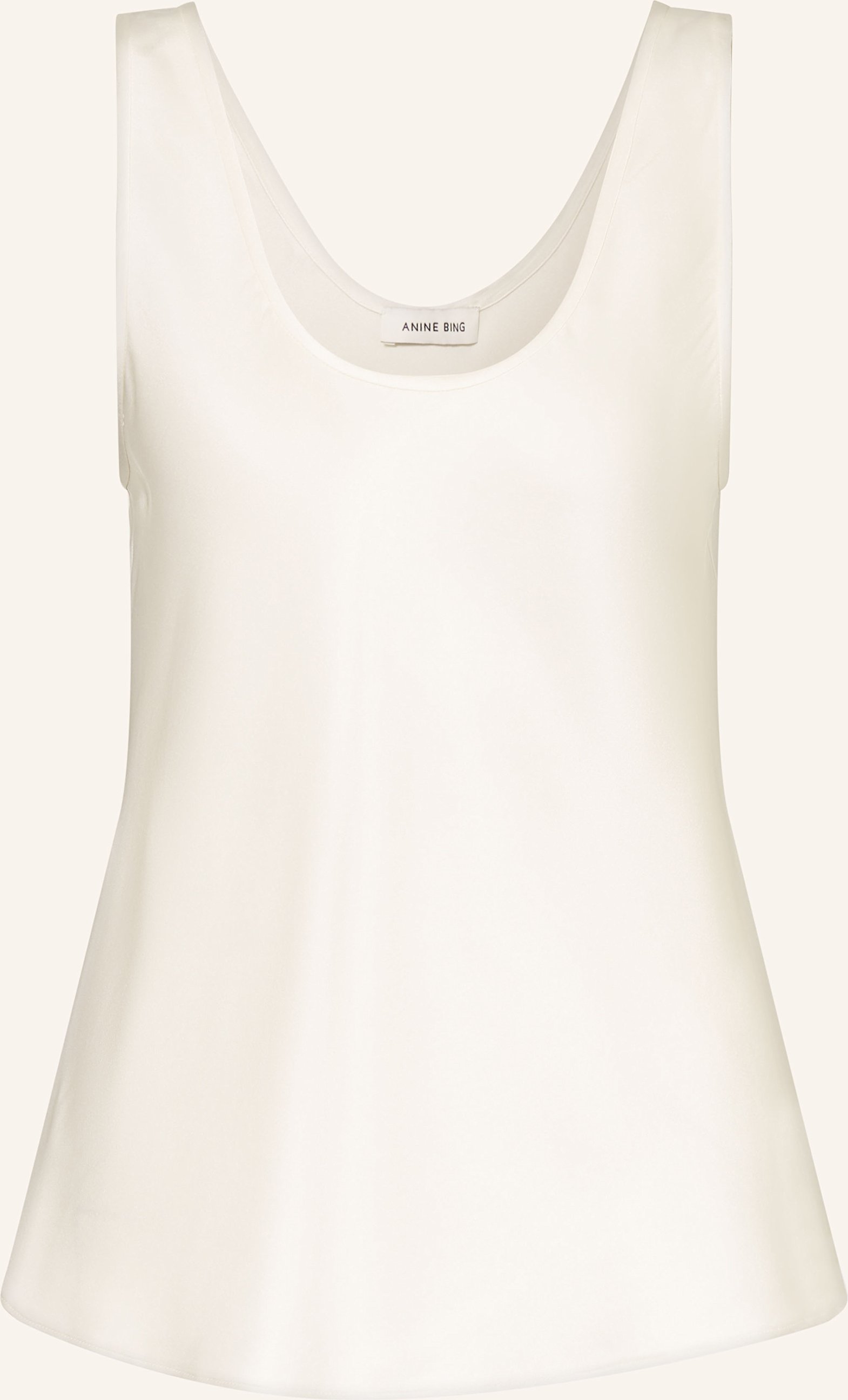 Anine Bing Seidentop Lea weiss