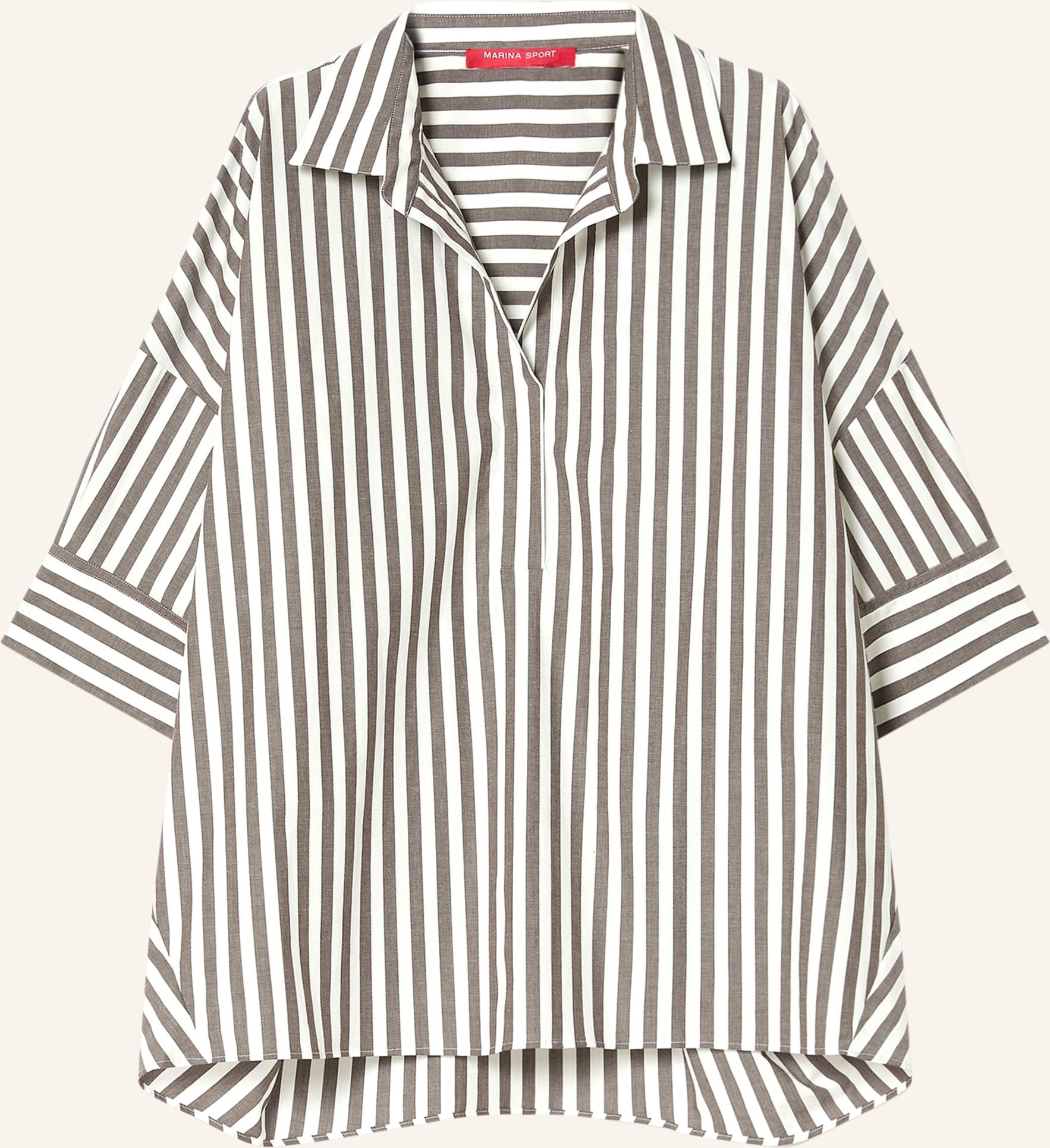 Marina Rinaldi Hemdbluse Boa Mit 3/4-Arm braun