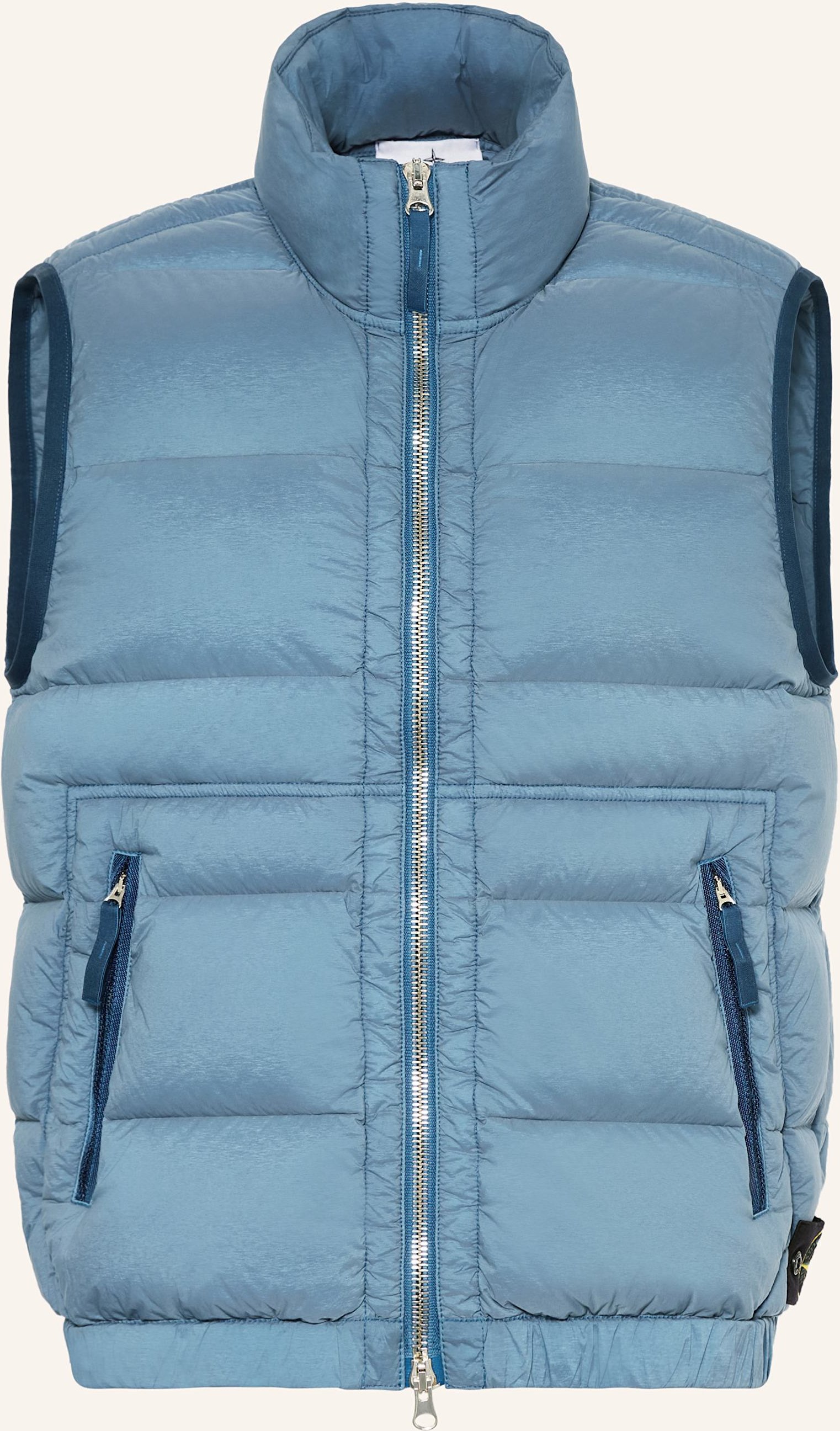 Thumbnail - Stone Island Daunenweste blau